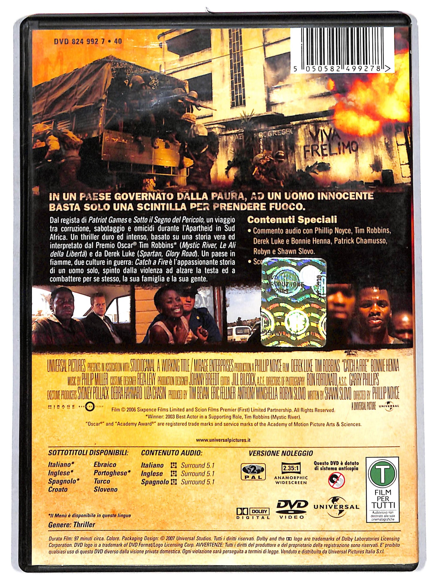 EBOND Catch a Fire Noleggio NOLEGGIO DVD DB764338