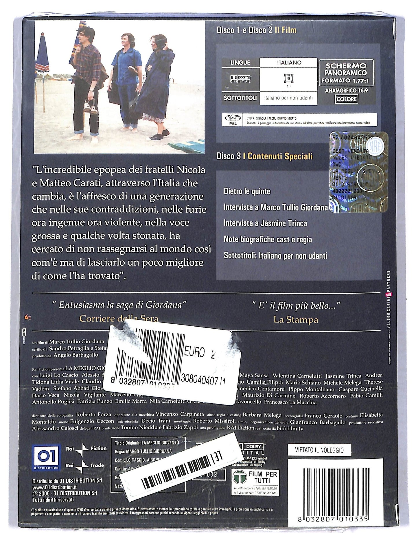 EBOND La Meglio Gioventu Difettp Parte Alta Costina DVD DB764421