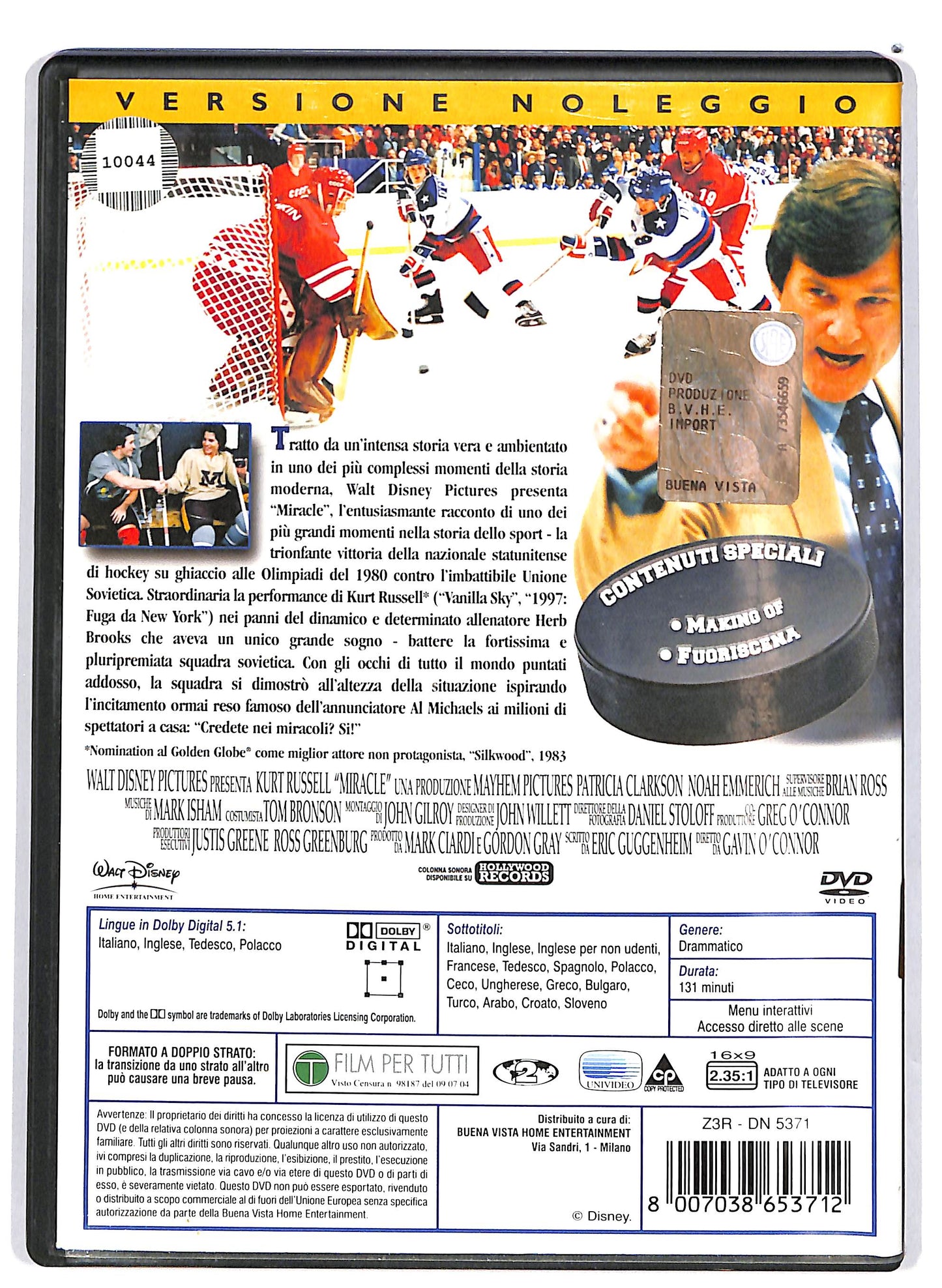 EBOND Miracle NOLEGGIO DVD DB764462