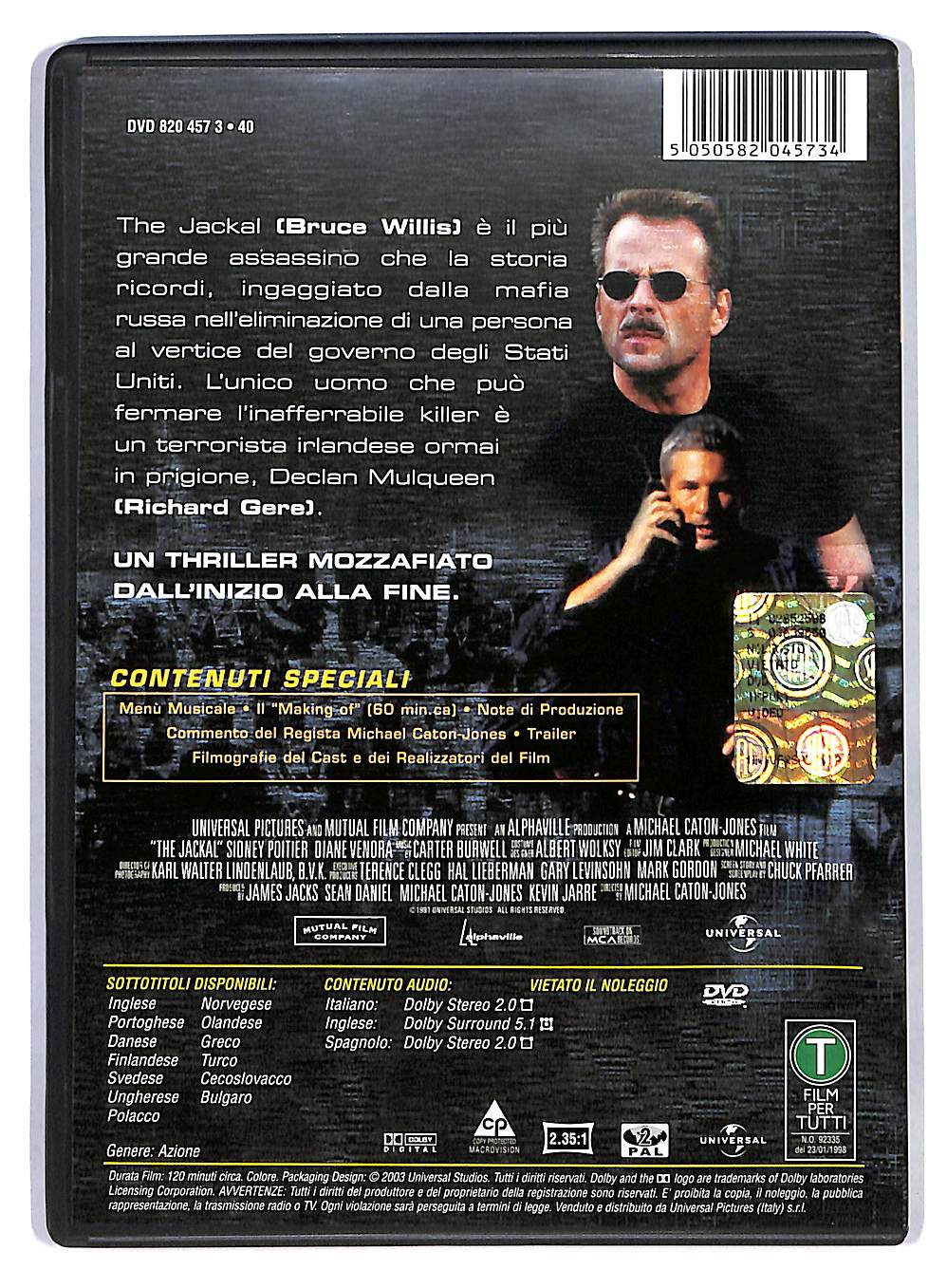 EBOND The Jackal DVD DB764612