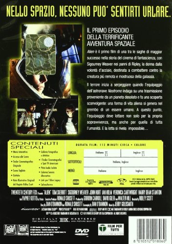 EBOND Alien (edizione del 20° anniversario) DVD DB764613