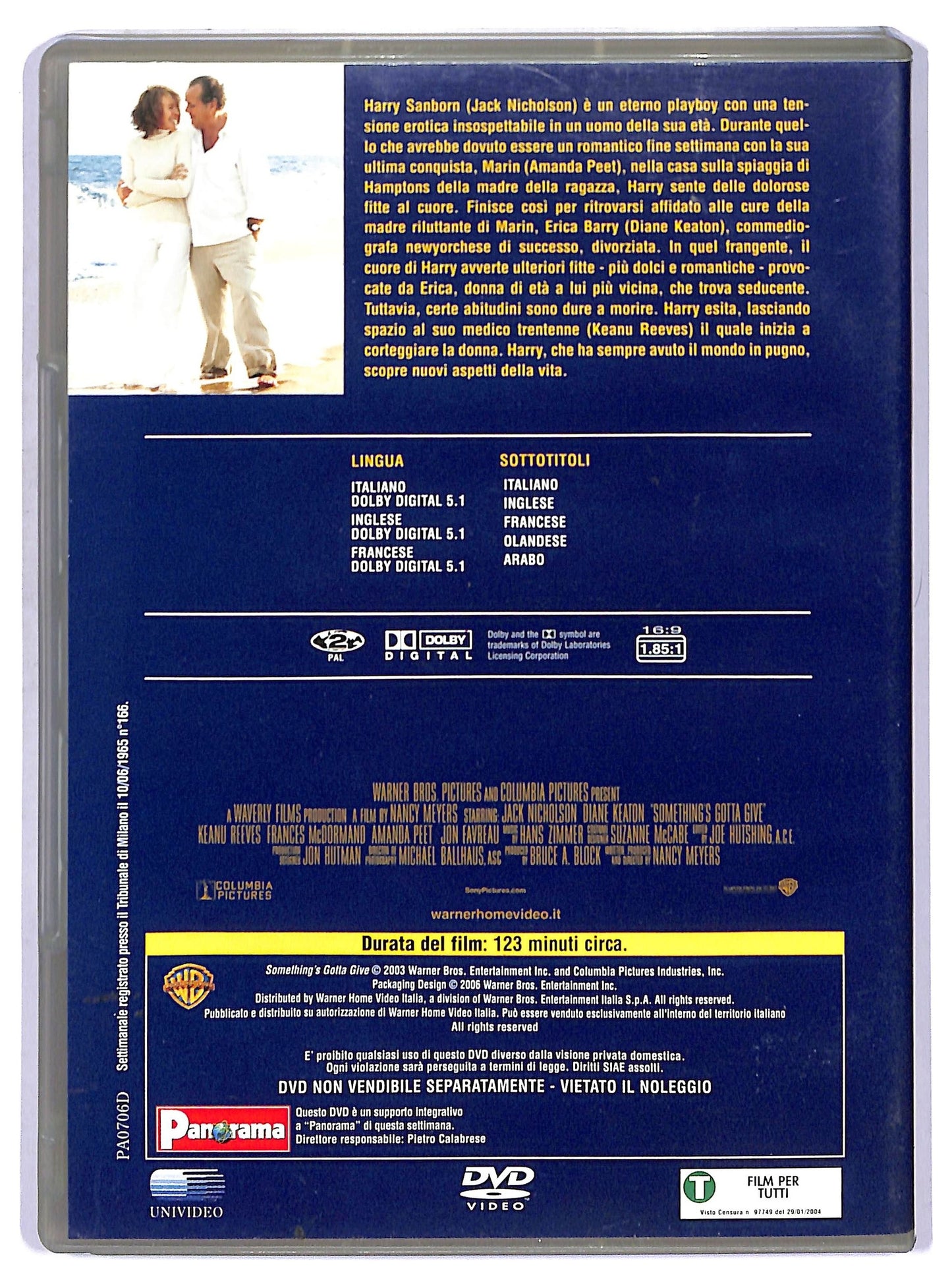 EBOND Tutto puo succedere - Something's Gotta Give EDITORIALE DVD DB764649