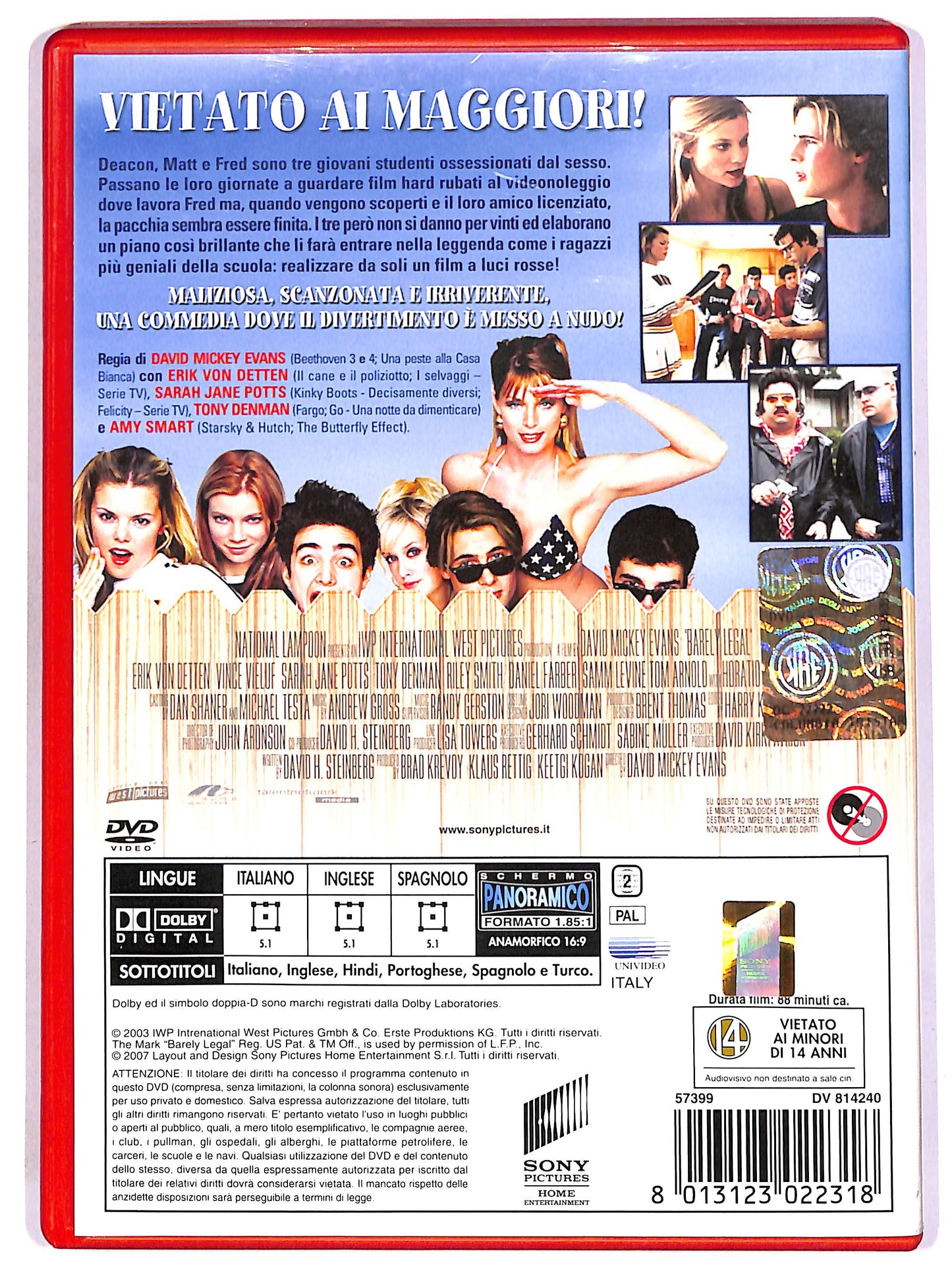 EBOND Barely Legal - Doposcuola a luci rosse NOLEGGIO DVD DB765103