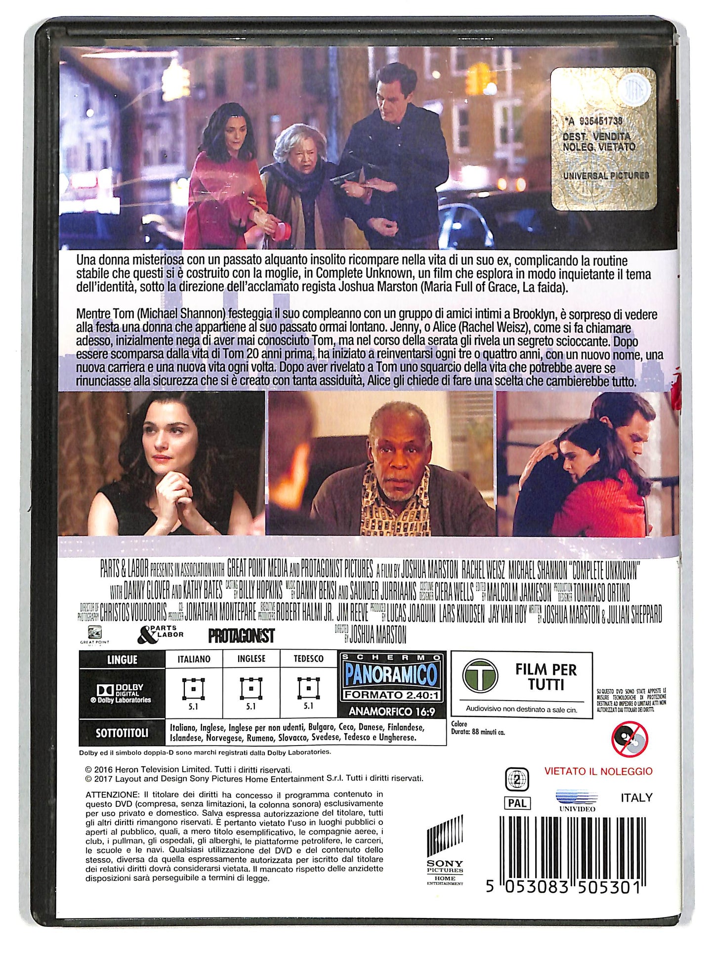 EBOND Complete Unknown - Cambio di identita DVD DB765104
