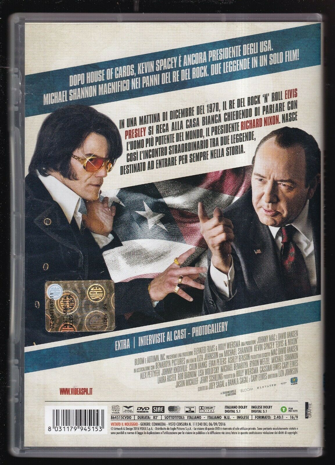 EBOND Elvis & Nixon NOLEGGIO DVD DB765129