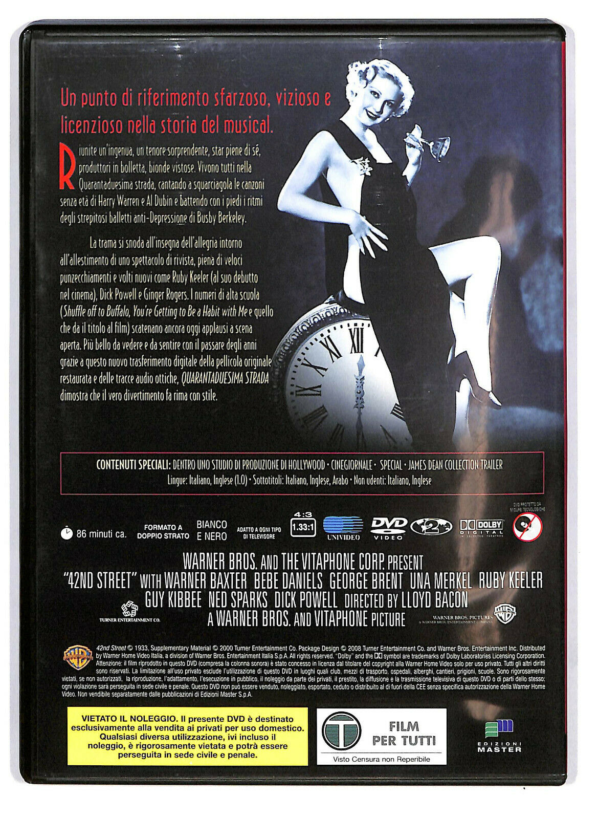 EBOND Quarantaduesima Strada  Editoriale DVD DB765638