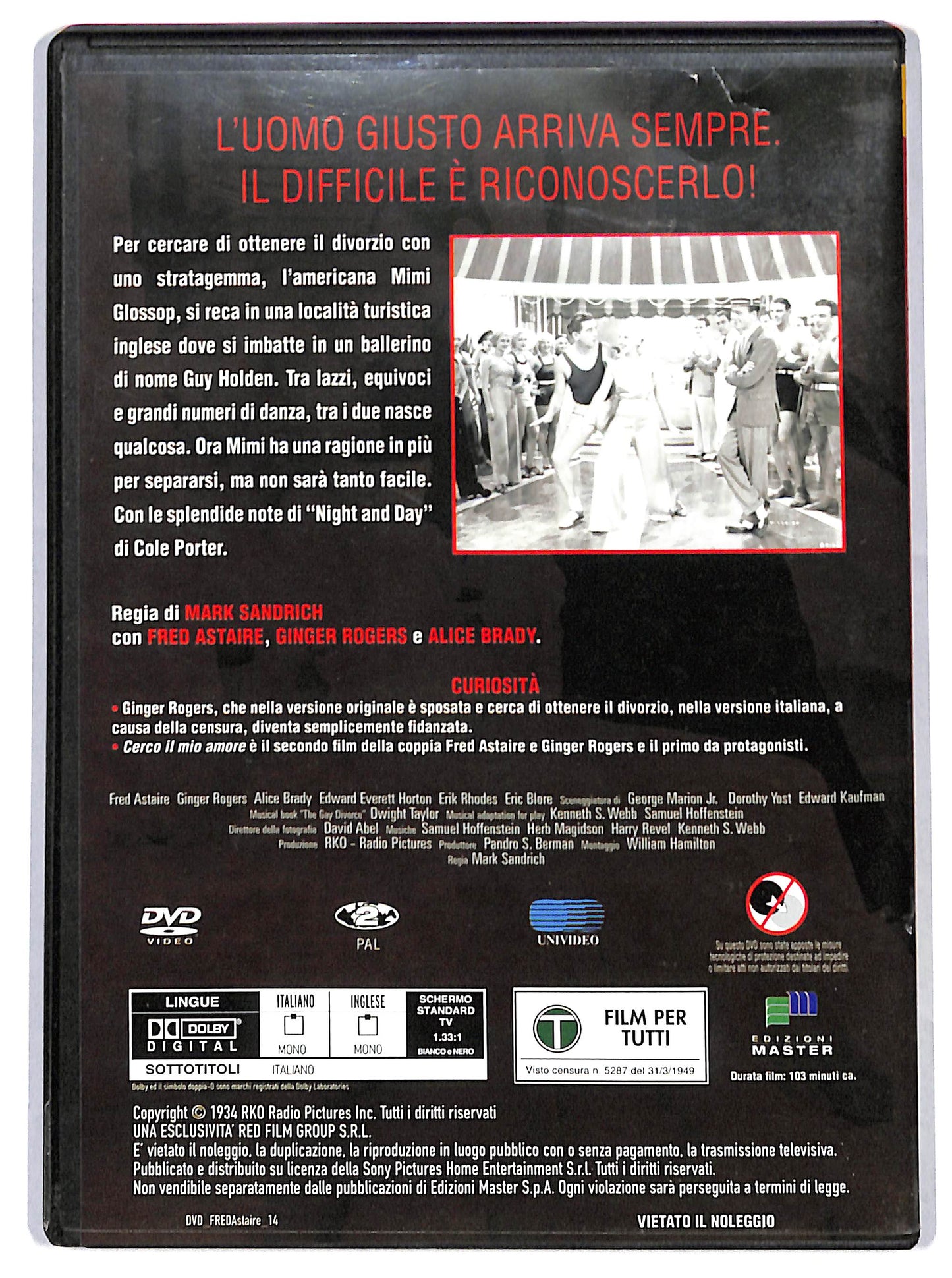 EBOND Cerco il mio amore EDITORIALE DVD DB765664
