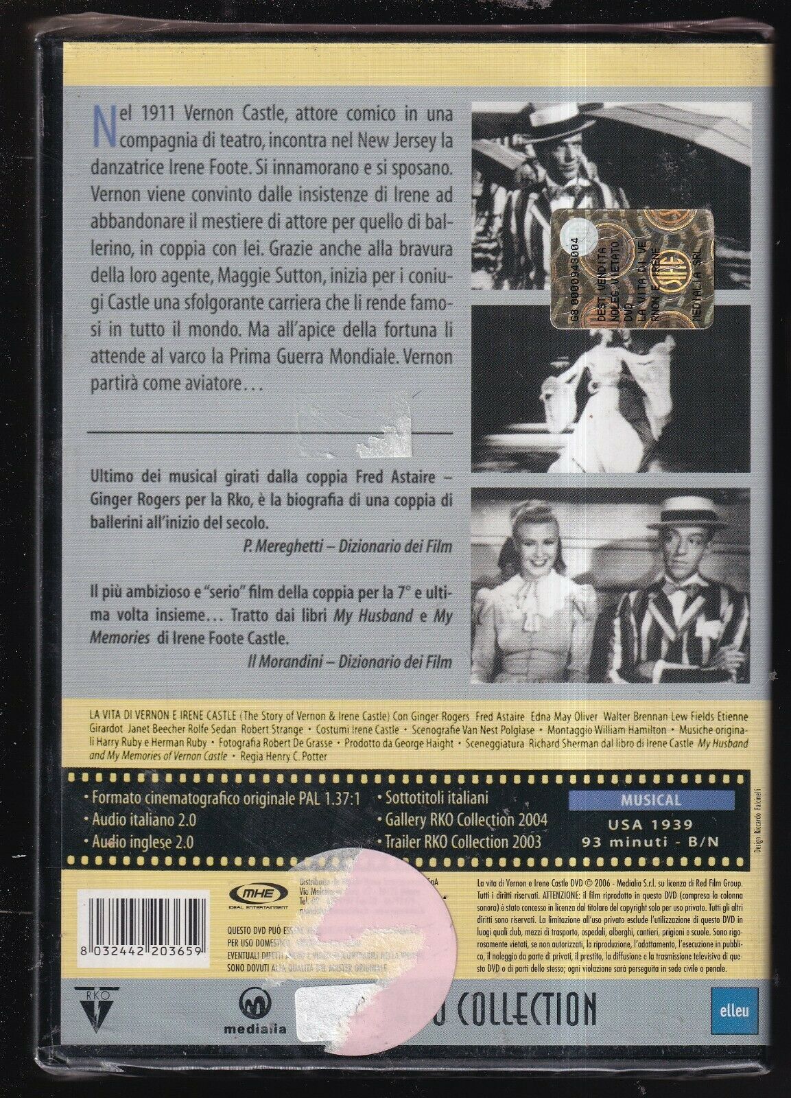 EBOND La Vita Di Vernon e Irene Castle DVD DB765916