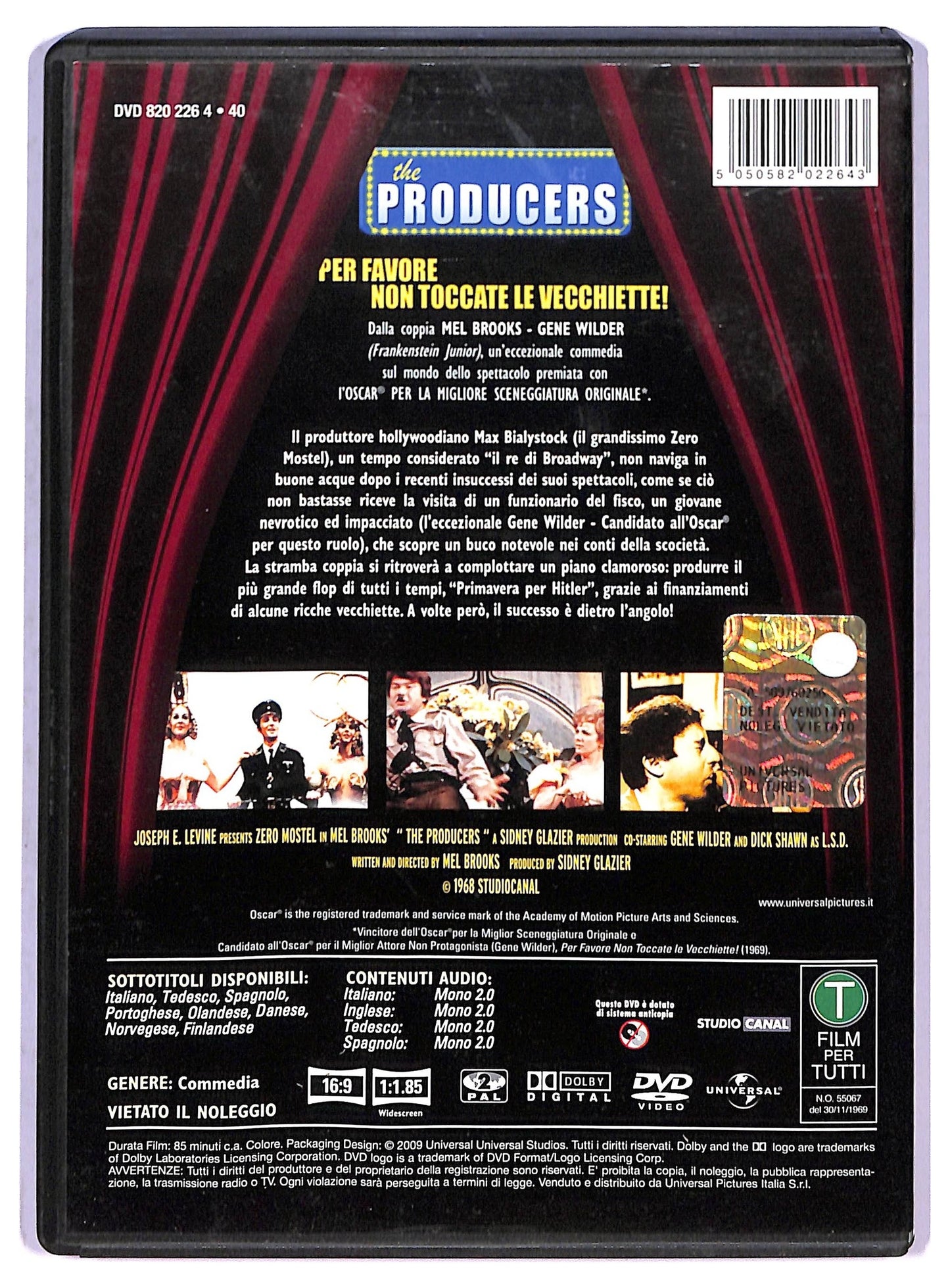EBOND The Producers Per favore, non toccate le vecchiette DVD DB765959