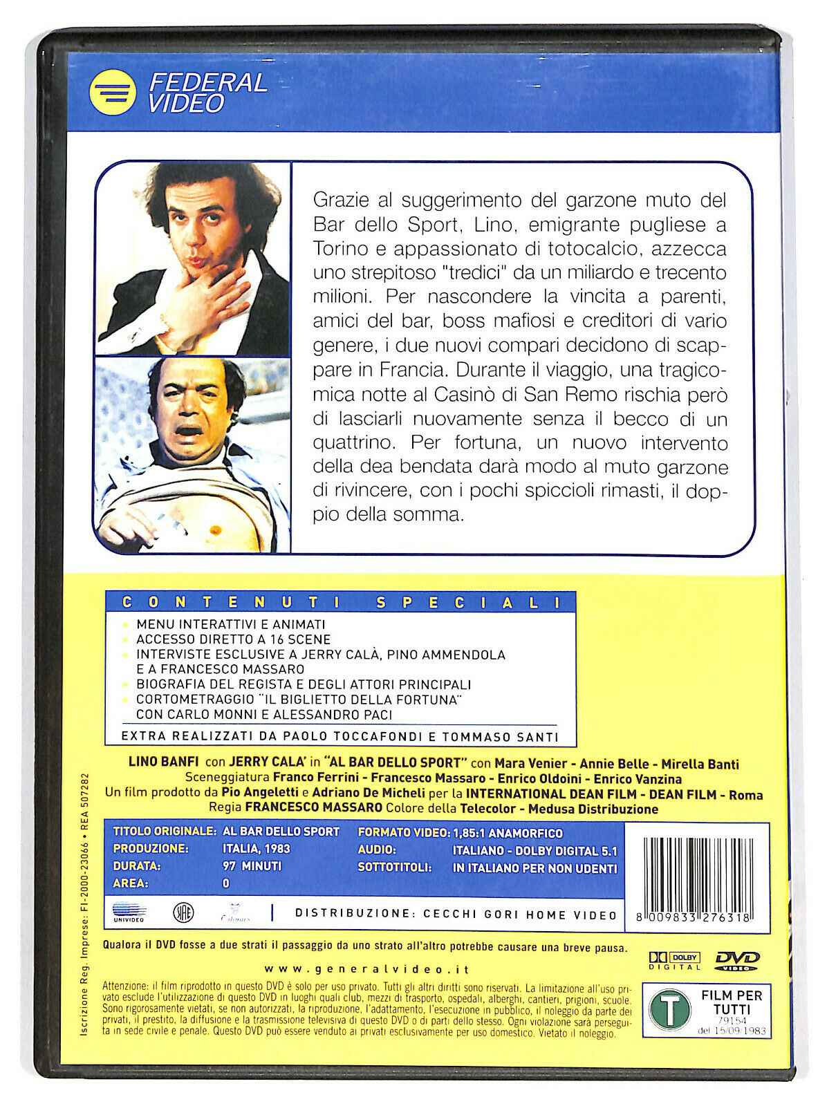 EBOND Al Bar Dello Sport DVD DB766448