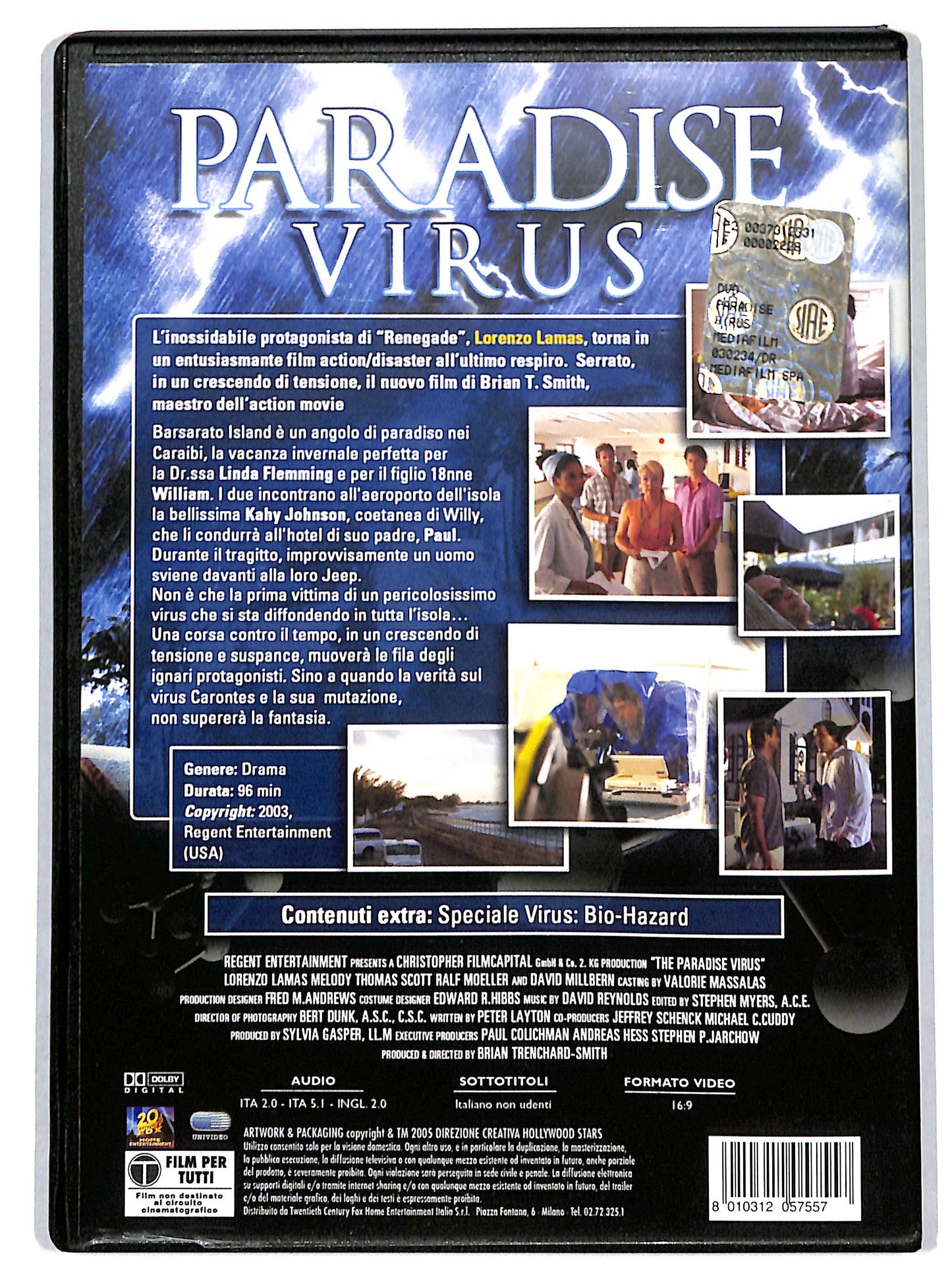 EBOND Paradise Virus NOLEGGIO DVD DB766461
