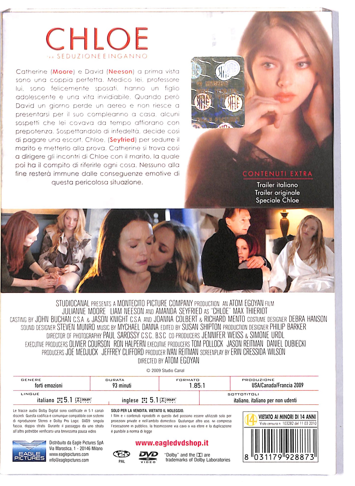 EBOND Chloe - Tra seduzione e inganno NOLEGGIO DVD DB766618