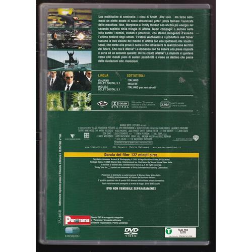EBOND Matrix Reloaded Editoriale DVD DB766823