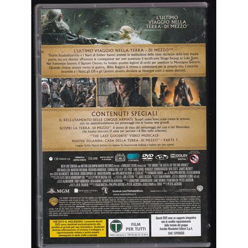 EBOND Lo Hobbit La Battaglia Delle Cinque Armate DVD DB766834