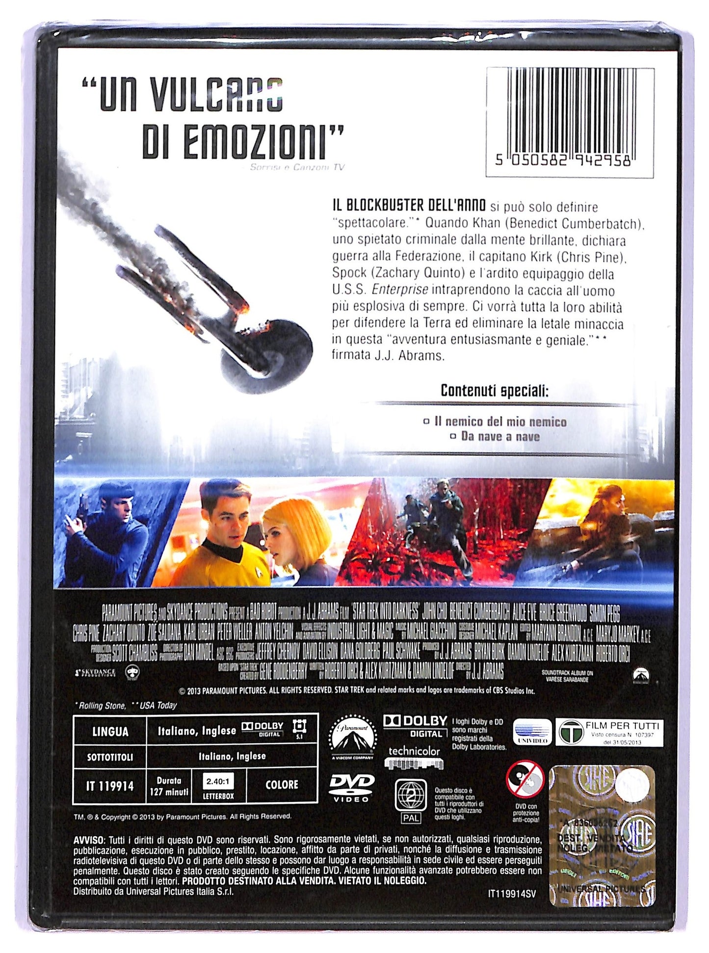 EBOND Star Trek Into Darkness DVD DB766845