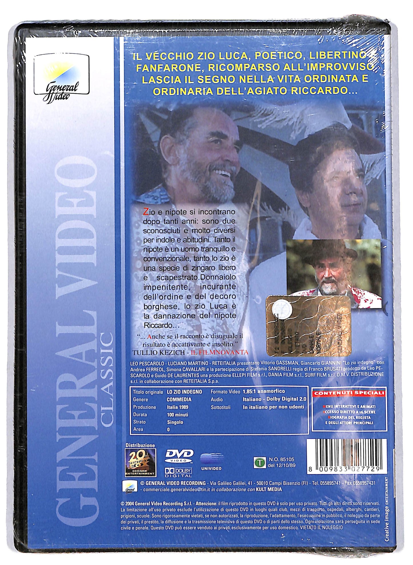EBOND Lo zio indegno DVD DB767029