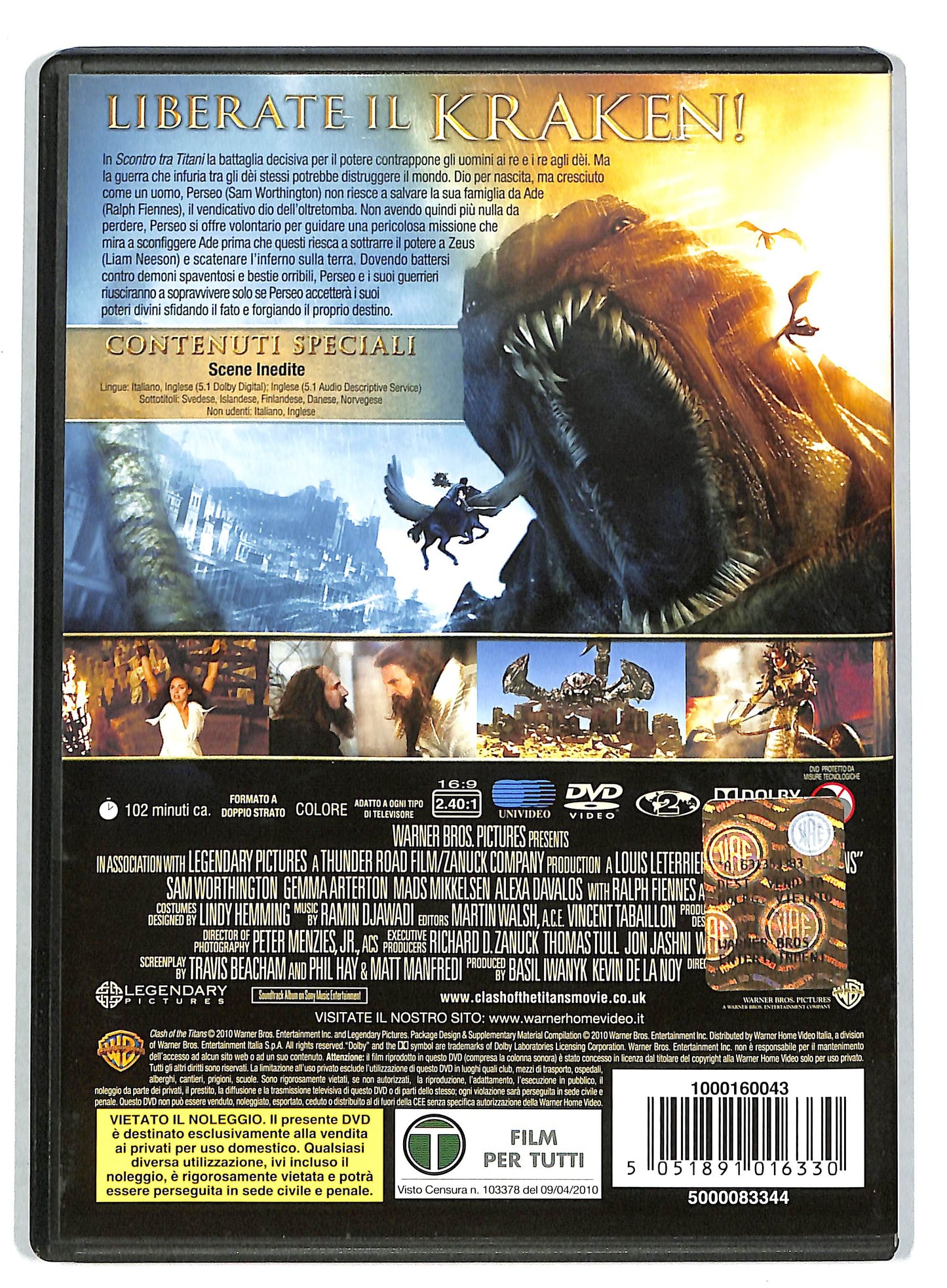 EBOND Scontro tra titani DVD DB767041