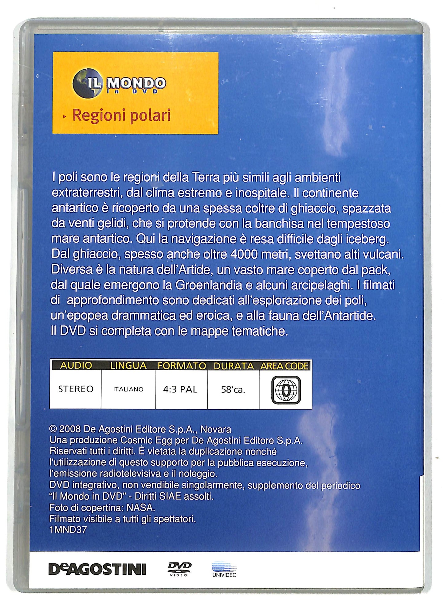 EBOND Il Mondo in - Regioni polari Volume 37 EDITORIALE DVD DB767301