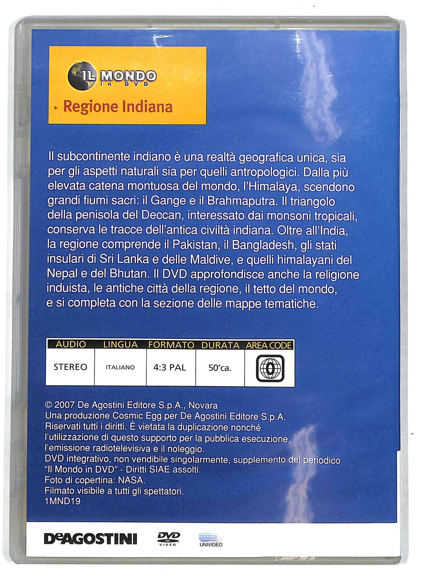 EBOND Il Mondo in - Regione Indiana Volume 19 EDITORIALE DVD DB767311
