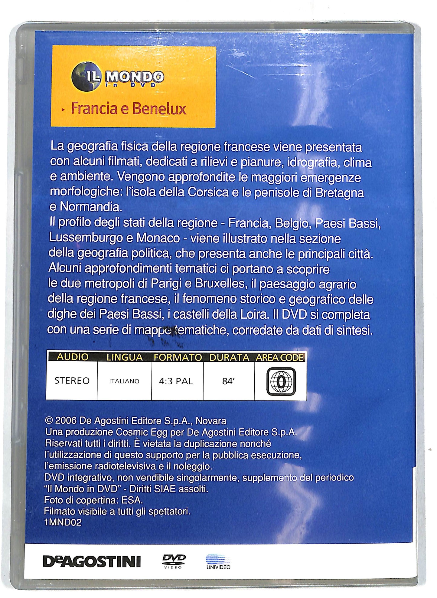 EBOND Il Mondo in - Francia e Benelux Volume 2 EDITORIALE DVD DB767314