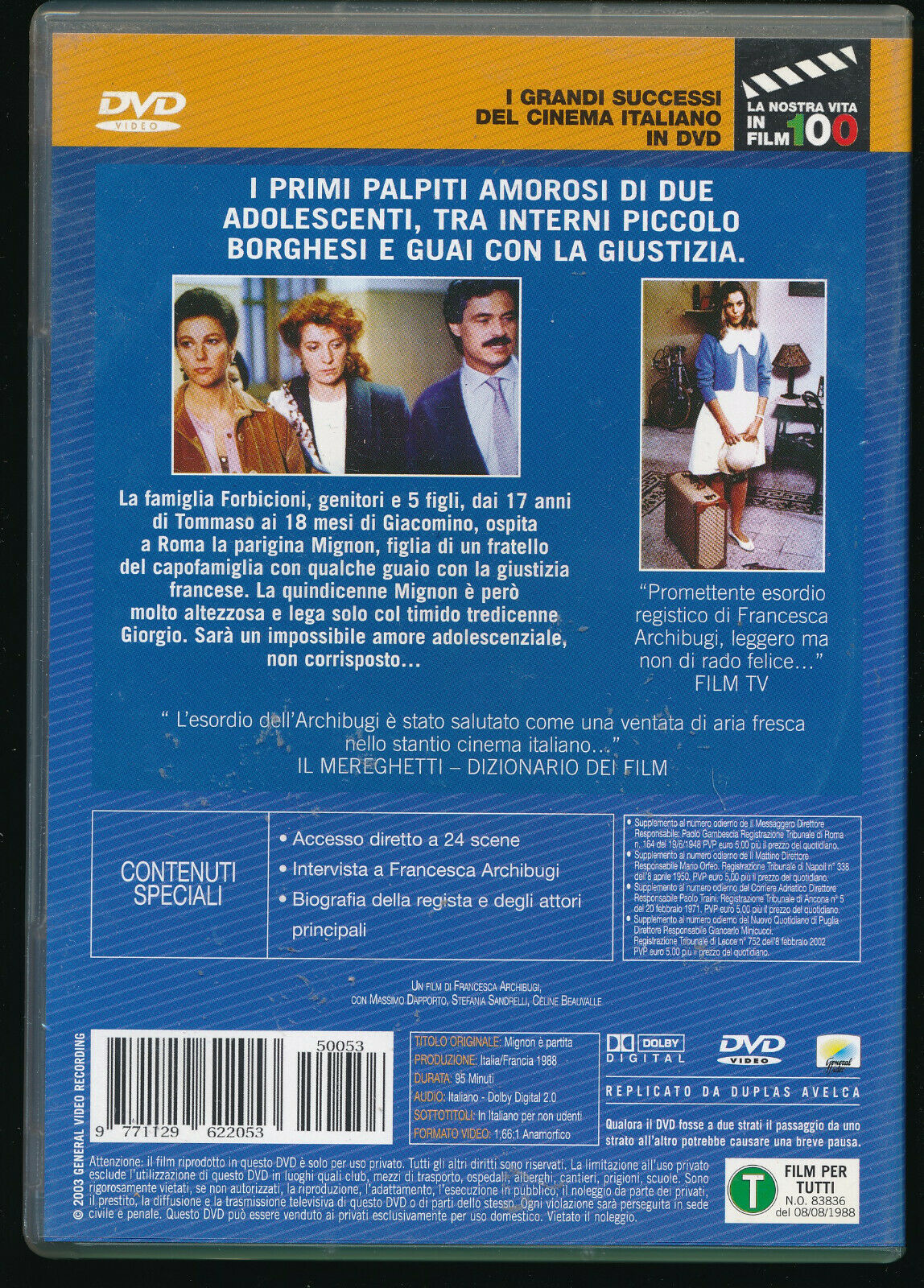 EBOND Mignon e Partita Editoriale DVD DB767343