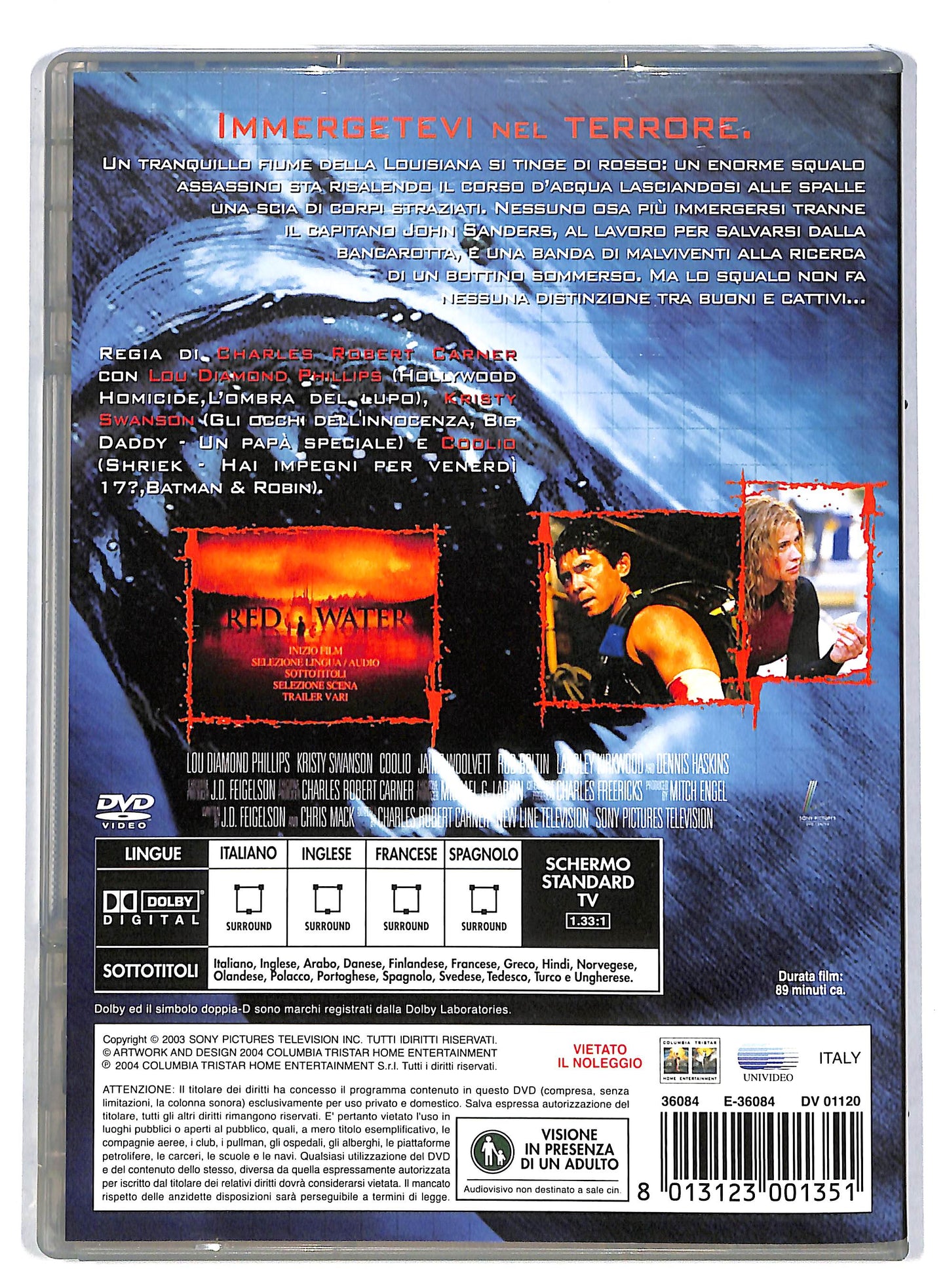 EBOND Red Water -Terrore sott'acqua DVD DB767831