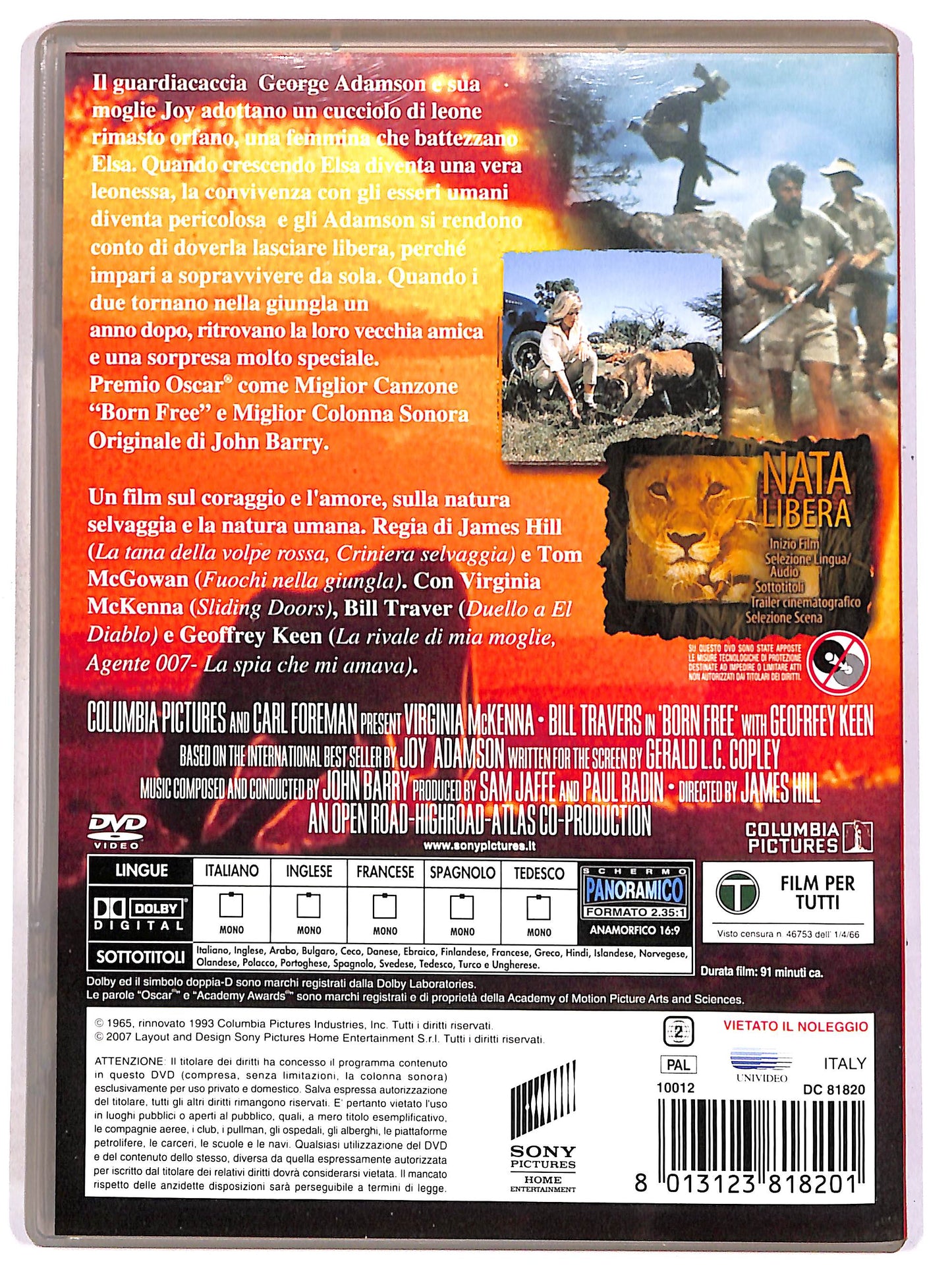 EBOND Nata libera DVD DB767836