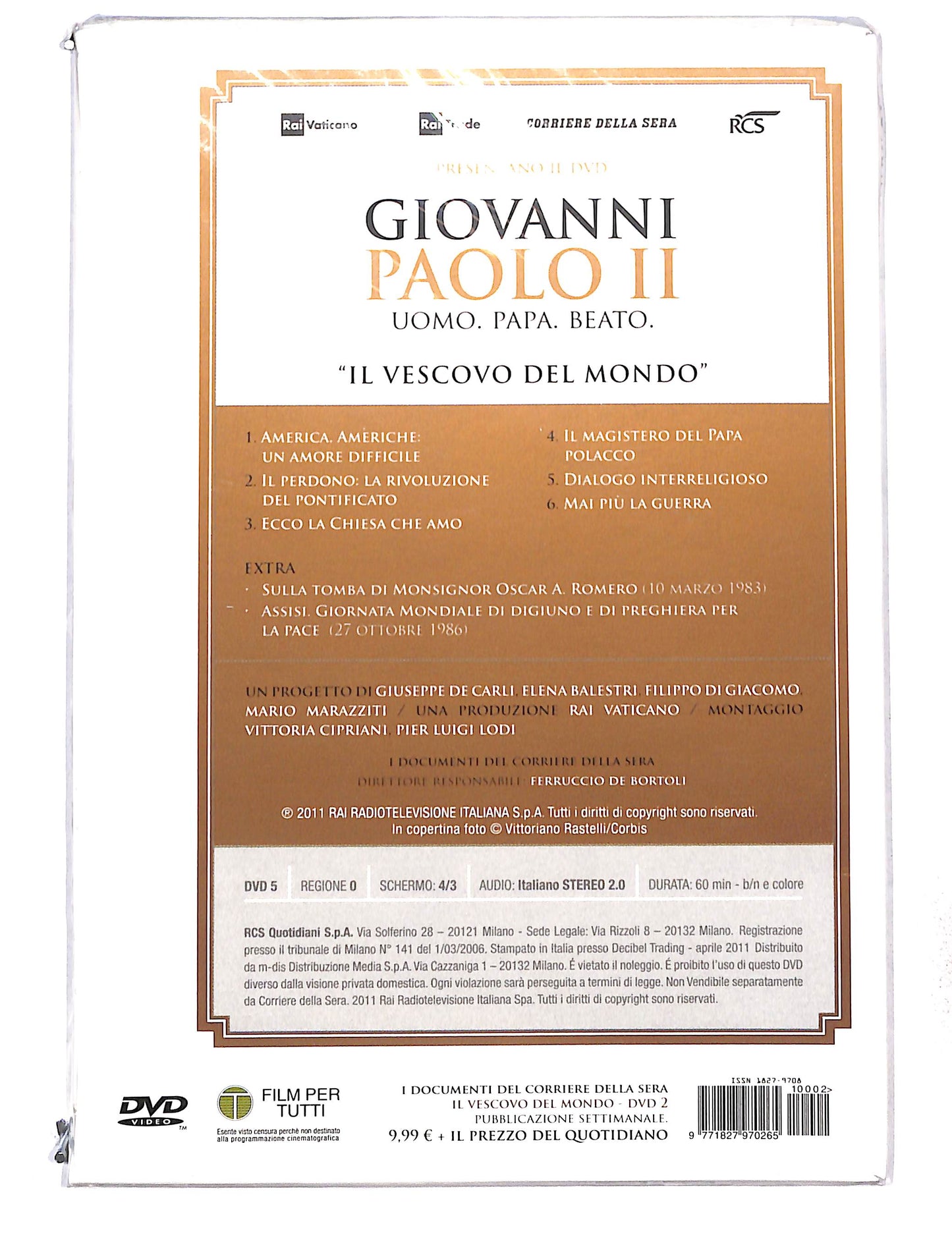 EBOND Giovanni Paolo II vol.2 il vescovo del mondo EDITORIALE DVD DB768426