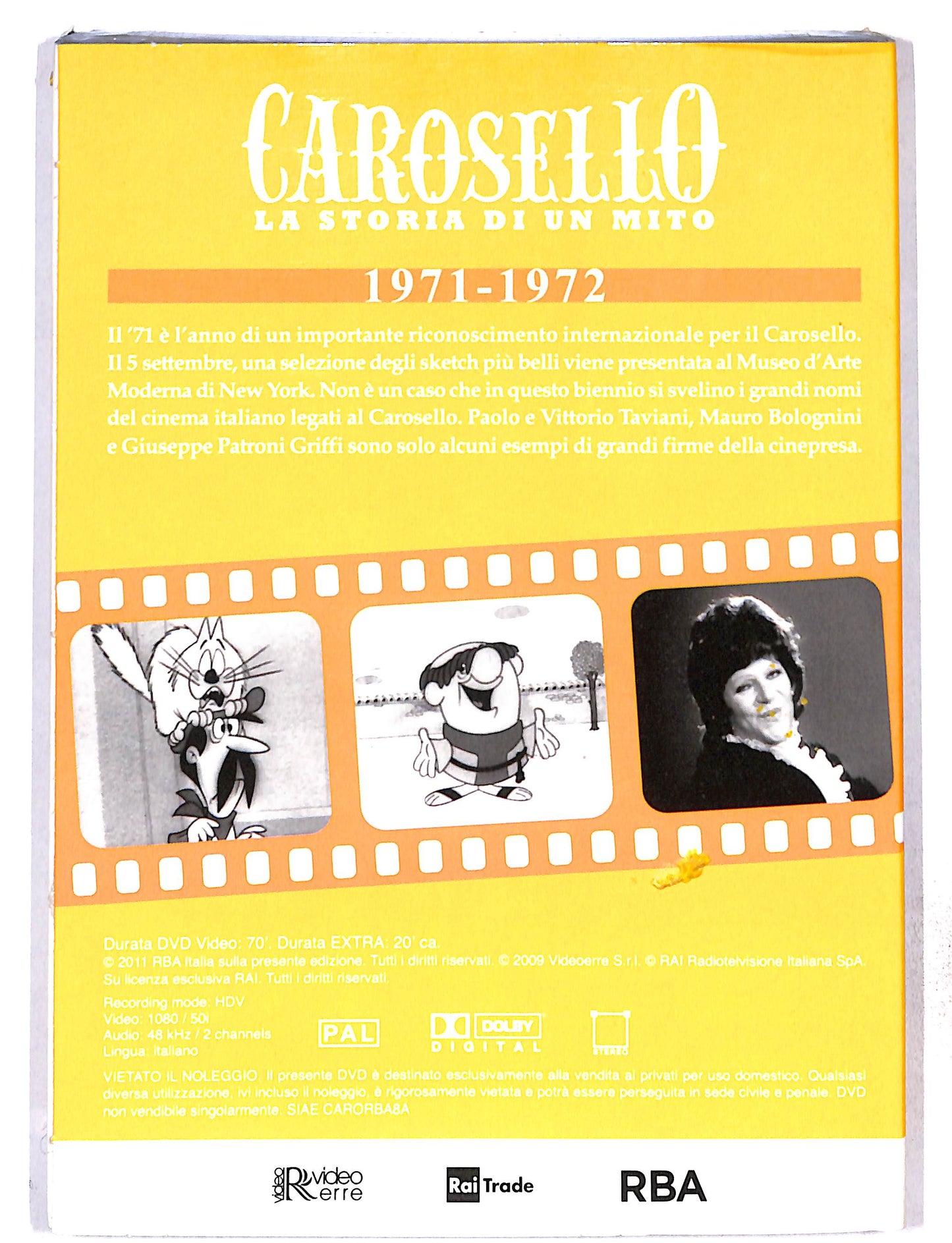 EBOND Carosello - la storia di un mito 1971-1972 vol.8 EDITORIALE DVD DB768432