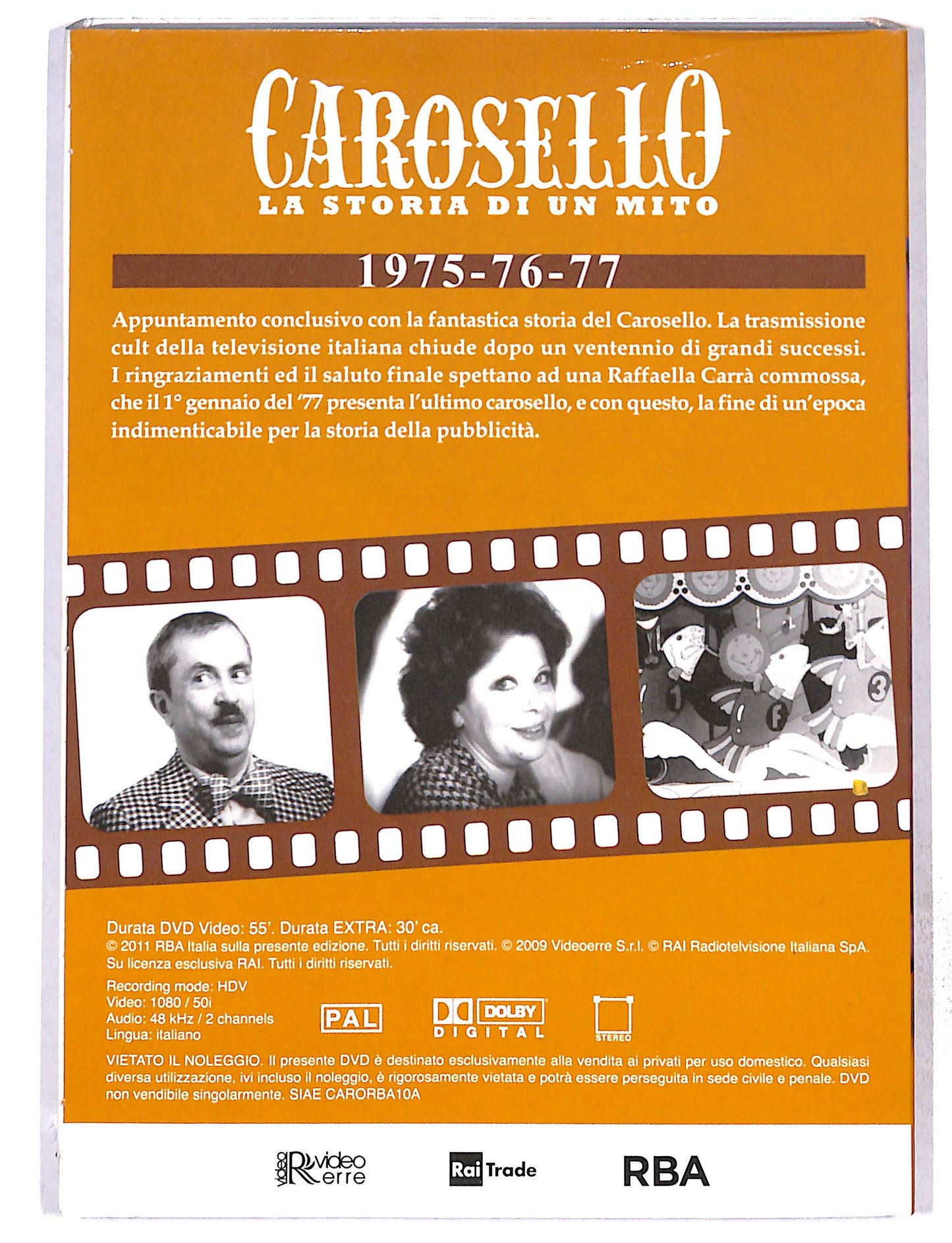 EBOND Carosello - la storia di un mito vol 10 1975-76-77 EDITORIALE DVD DB768433