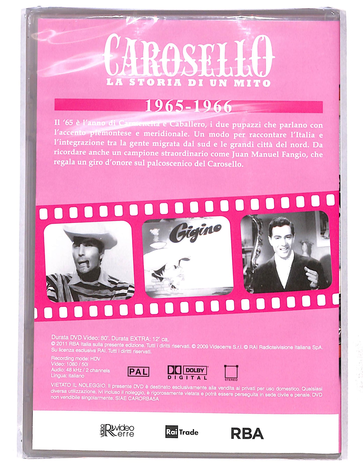 EBOND Carosello - la storia di un mito vol.5 - 1965-1966 EDITORIALE DVD DB768437
