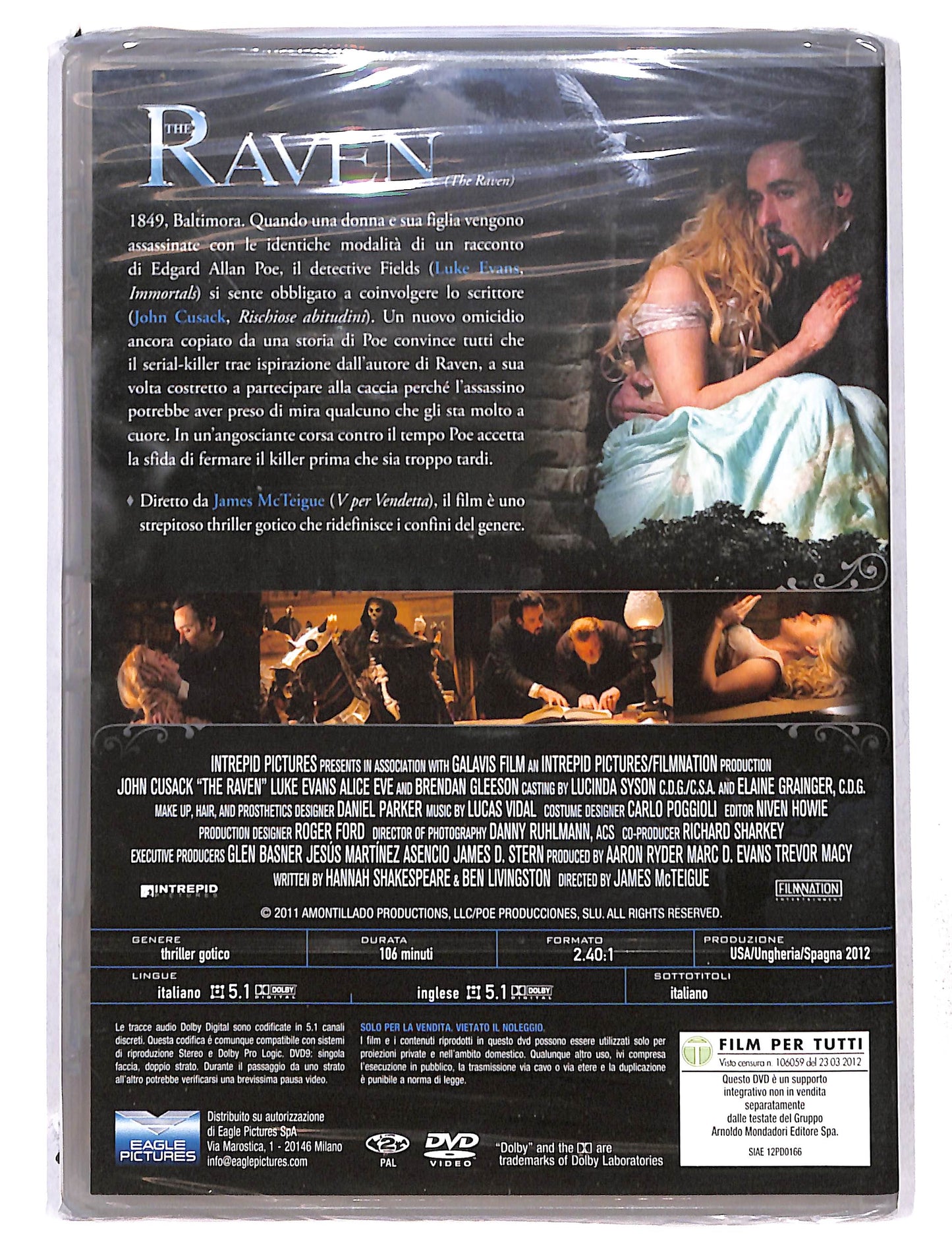EBOND The Raven EDITORIALE DVD DB768441