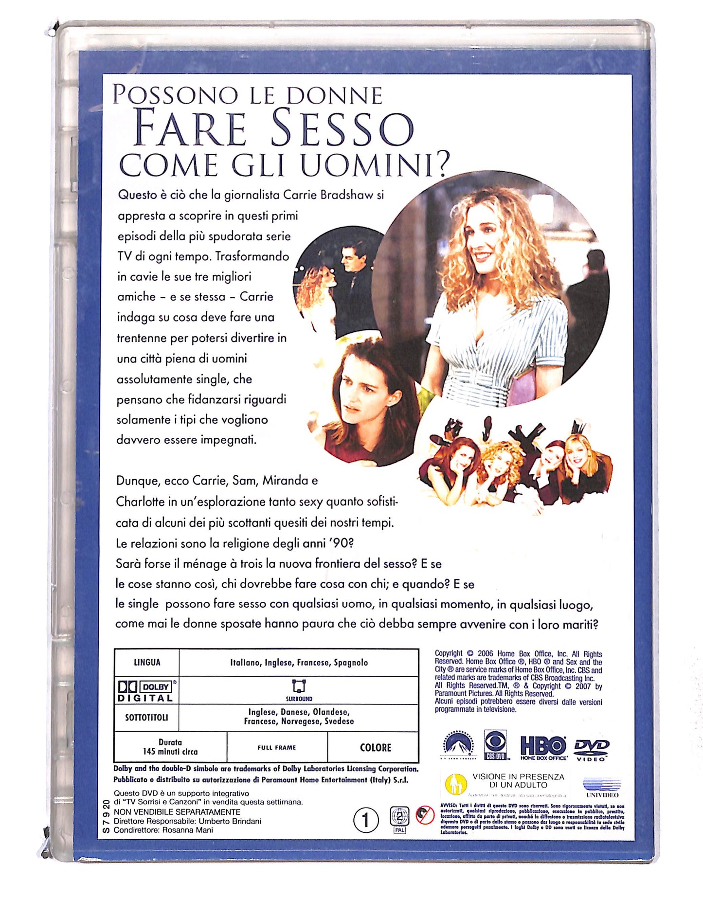 EBOND Sex and the city stagione 1 disco 1 EDITORIALE SLIMCASE DVD DB768447