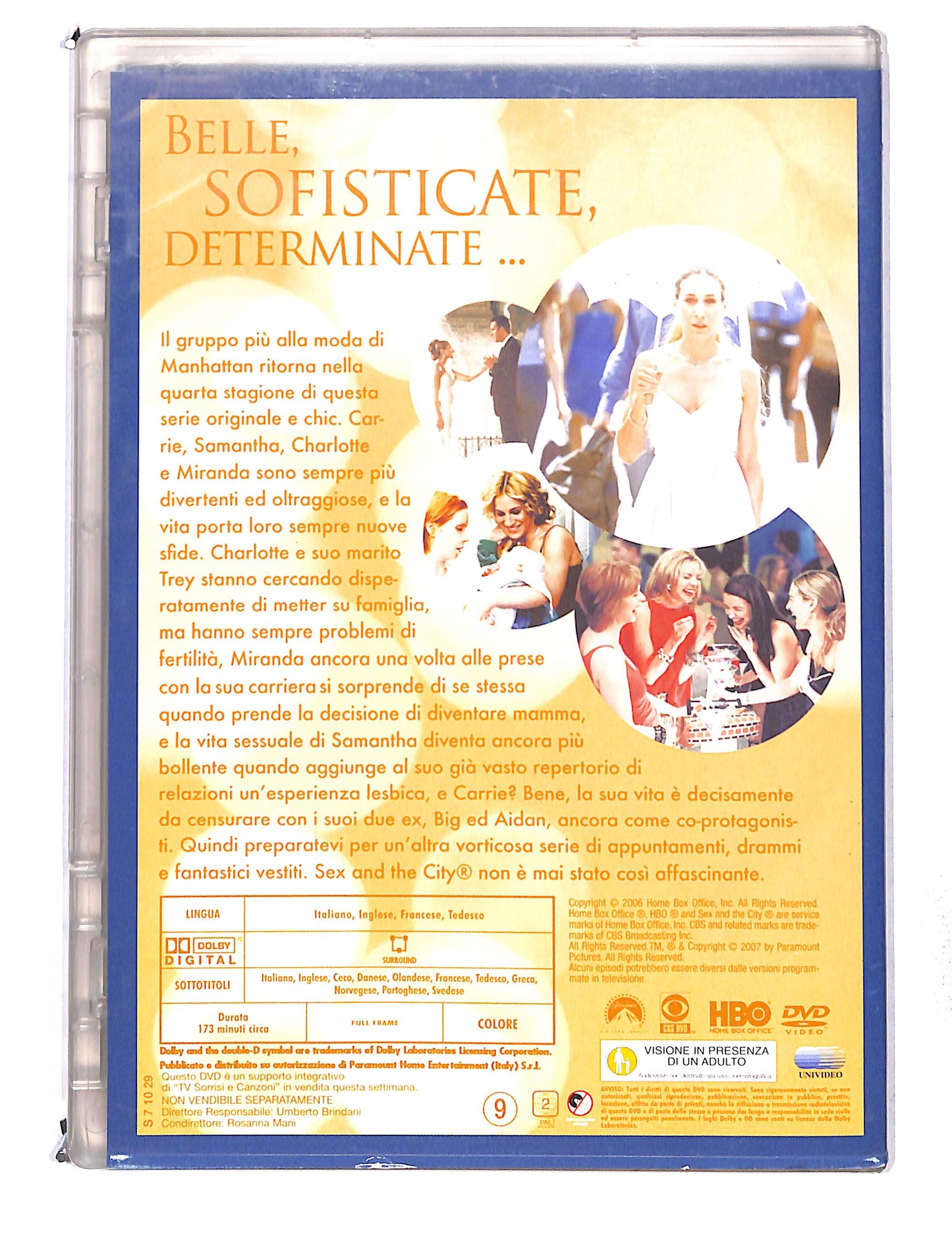 EBOND Sex and the City Stagione 4 disco uno episodi 1-6 EDITORIALE DVD DB768448