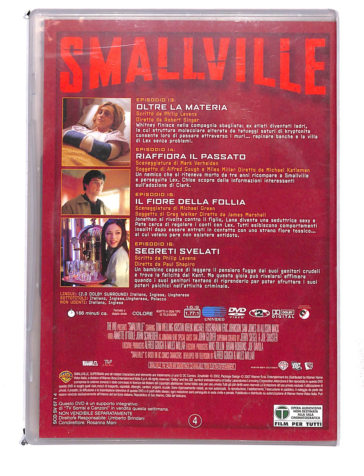 EBOND Smallville Stagione 1 Disco 4 EDITORIALE DVD DB768450