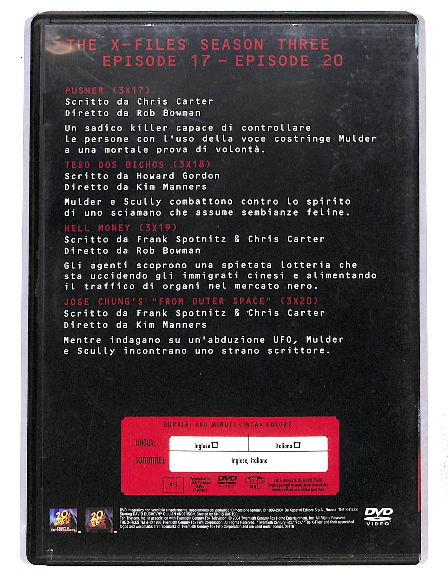 EBOND The X Files collection season three vol 5 EDITORIALE DVD DB768463