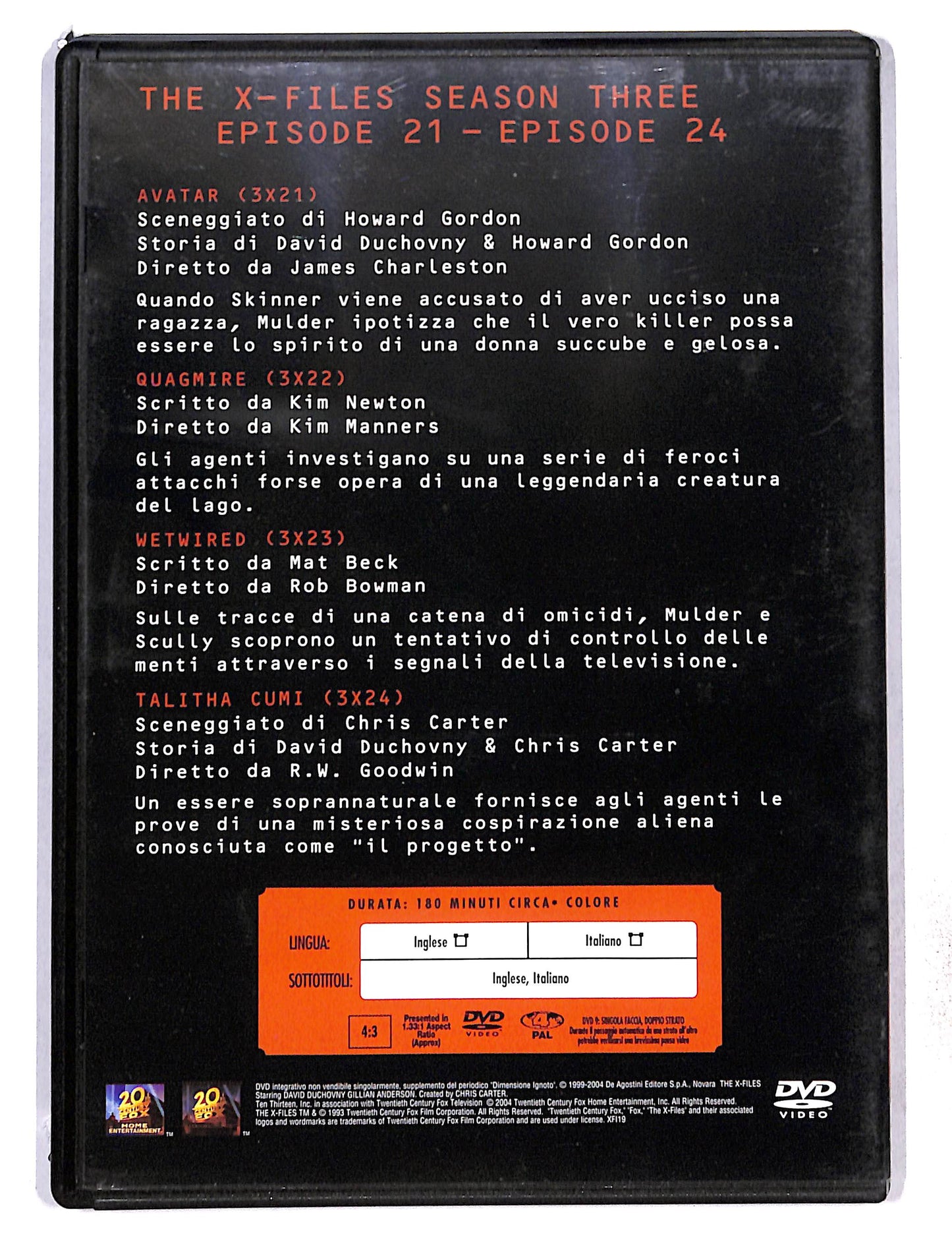 EBOND The X Files collection season three vol 6 EDITORIALE DVD DB768464