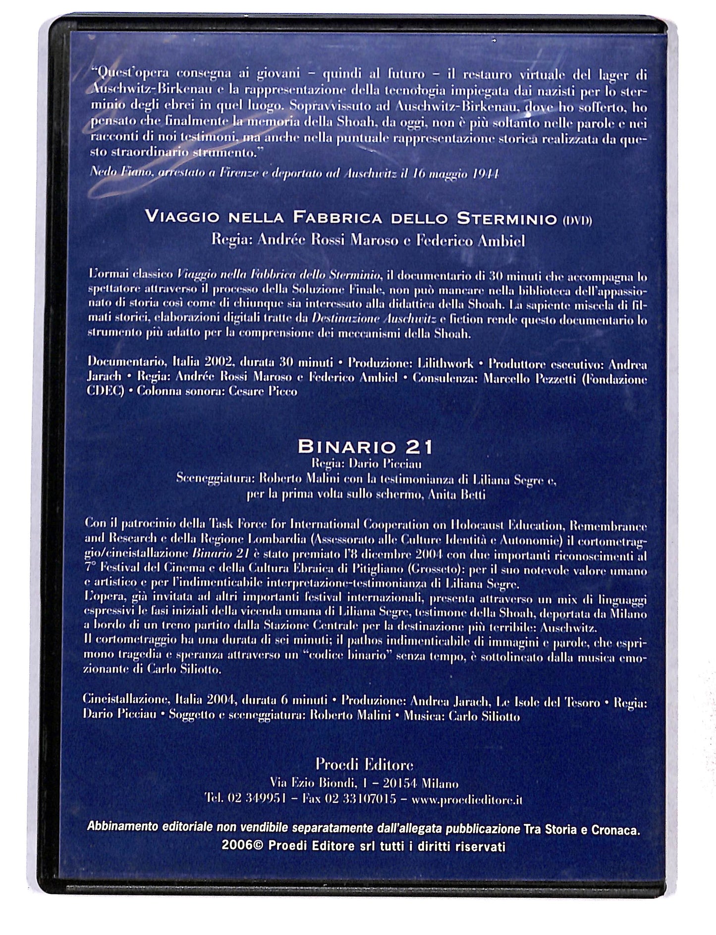 EBOND Sterminio - binario 21 EDITORIALE DVD DB768472