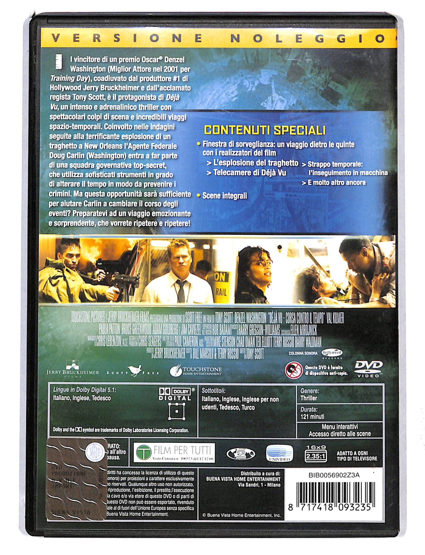 EBOND Dejavu corsa contro il tempo NOLEGGIO DVD DB768609