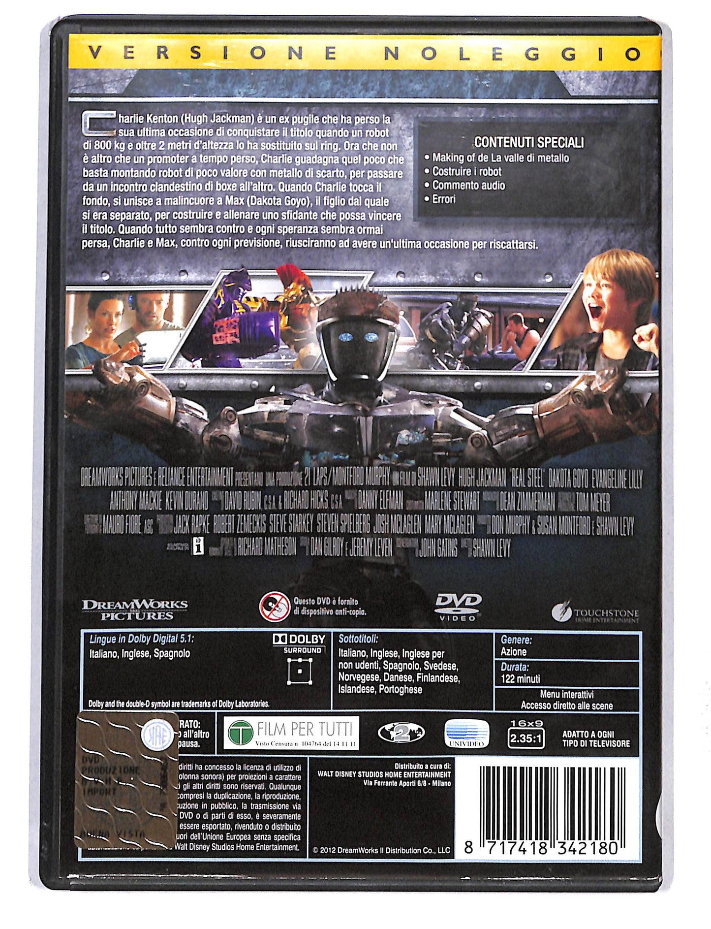 EBOND Real Steel NOLEGGIO DVD DB768620