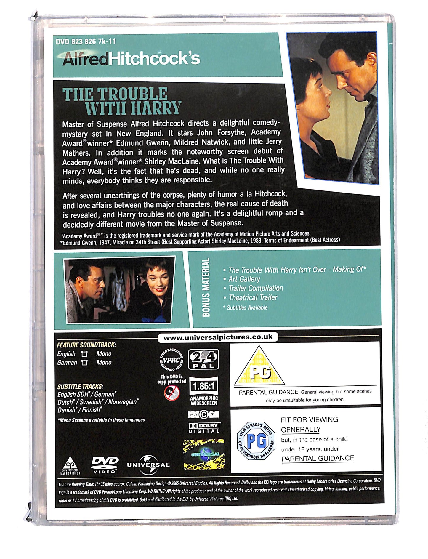 EBOND Alfred Hitchcock's - The trouble with Harry SLIMCASE DVD DB768627