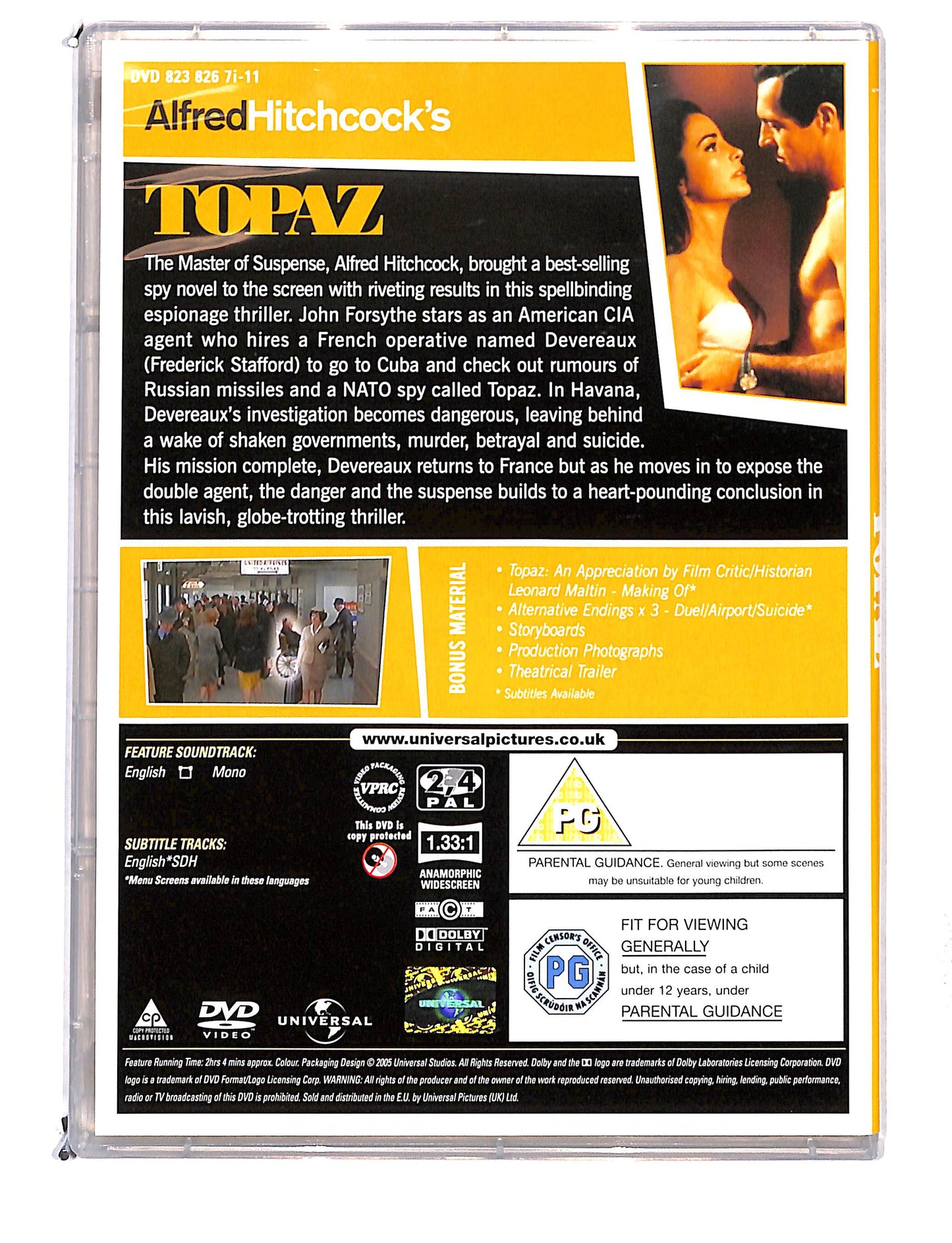 EBOND Alfred Hitchcock's - Topaz SLIMCASE DVD DB768629