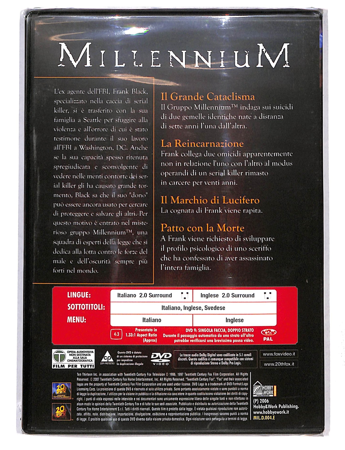 EBOND Millenium Prima Stagione Vol. 4 EDITORIALE DVD DB768638