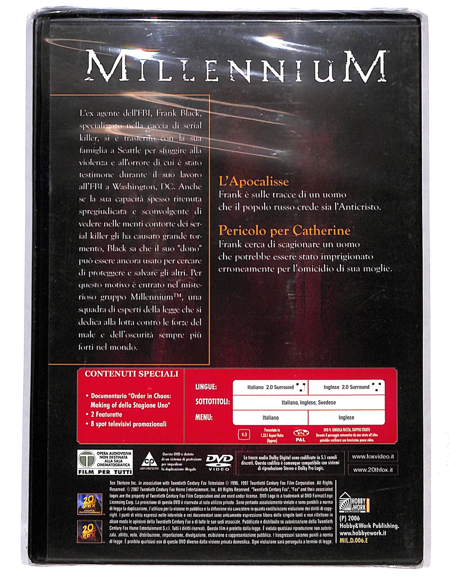 EBOND Millennium prima stagione vol.6 EDITORIALE DVD DB768639