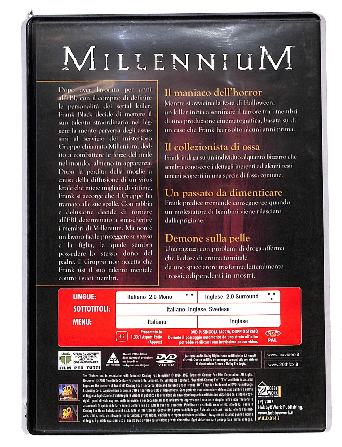 EBOND Millennium Terza Stagione vol.14 EDITORIALE DVD DB768646