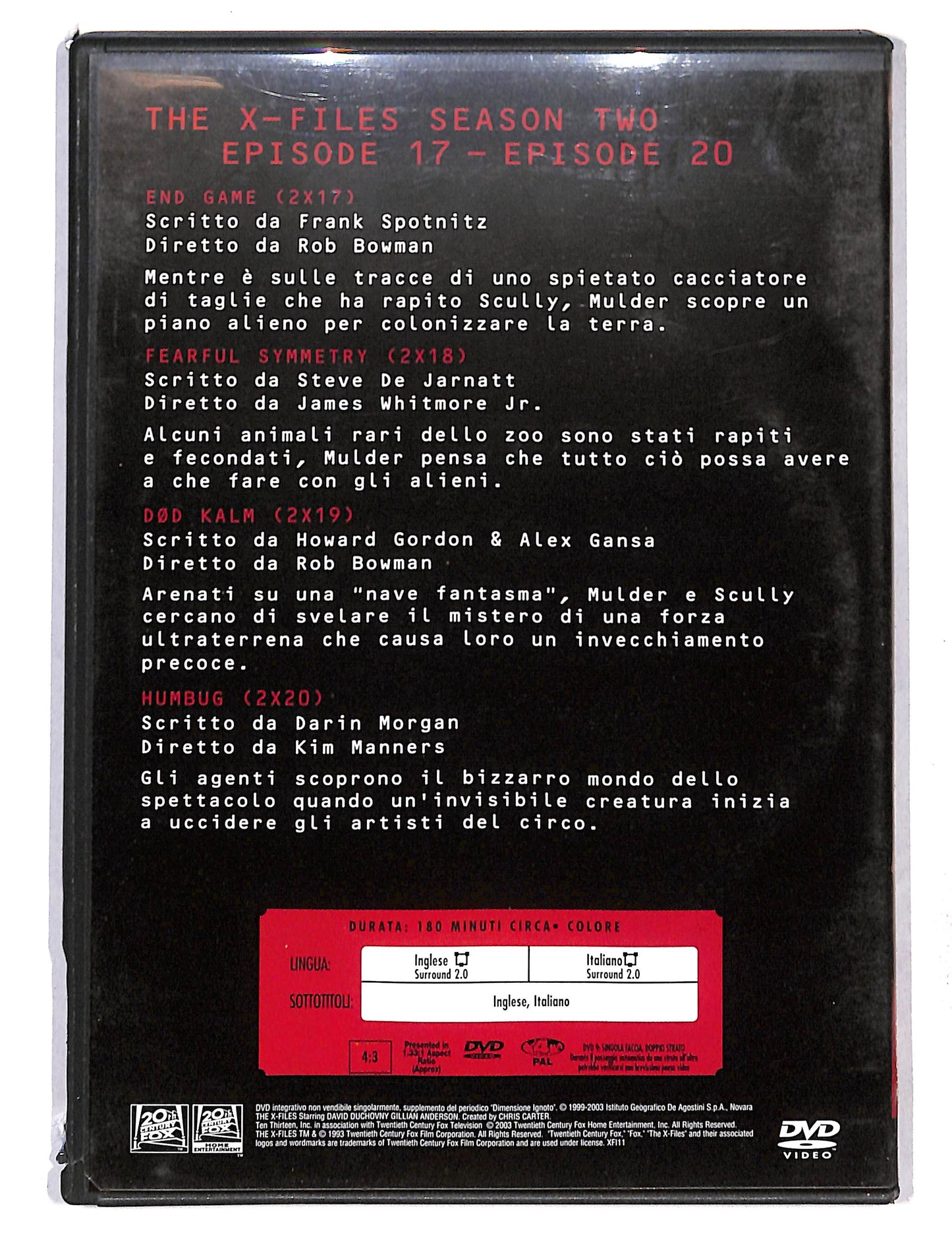 EBOND The X Files season Two vol.5 EDITORIALE DVD DB768651