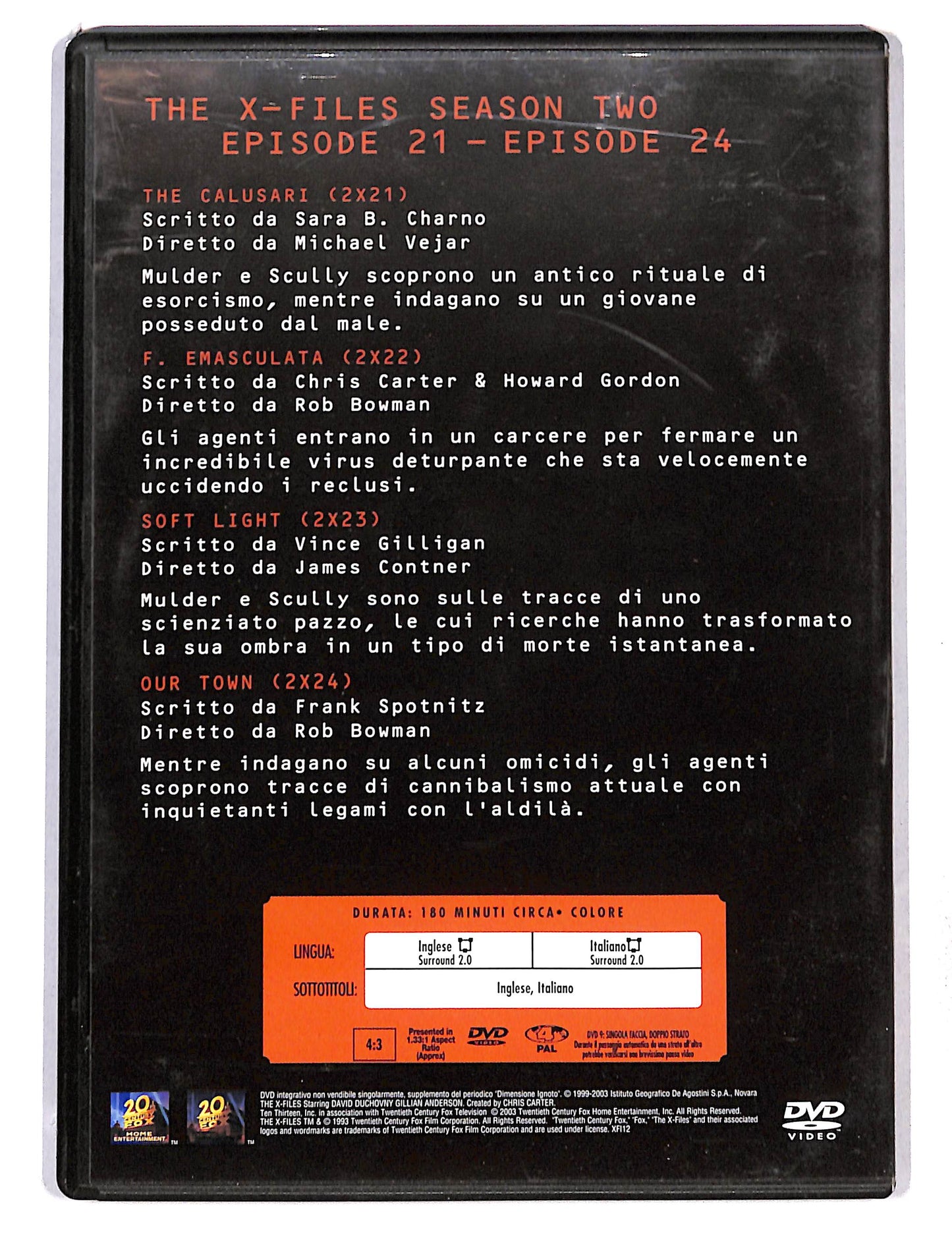 EBOND The X Files seasone two vol.6 EDITORIALE DVD DB768652