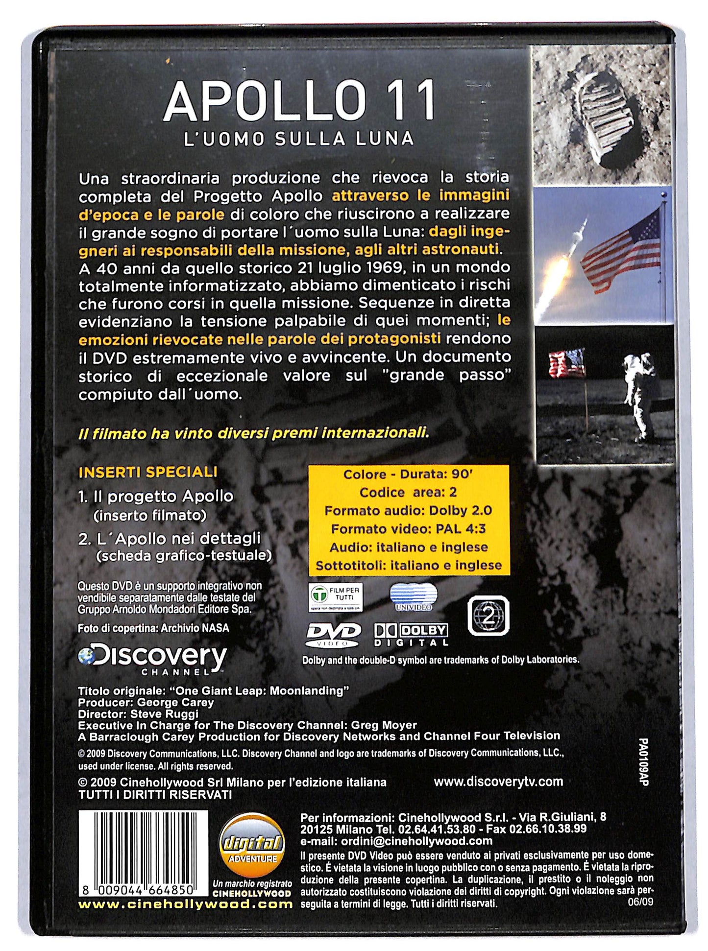 EBOND Apollo 11 - L'uomo sulla Luna EDITORIALE DVD DB768825