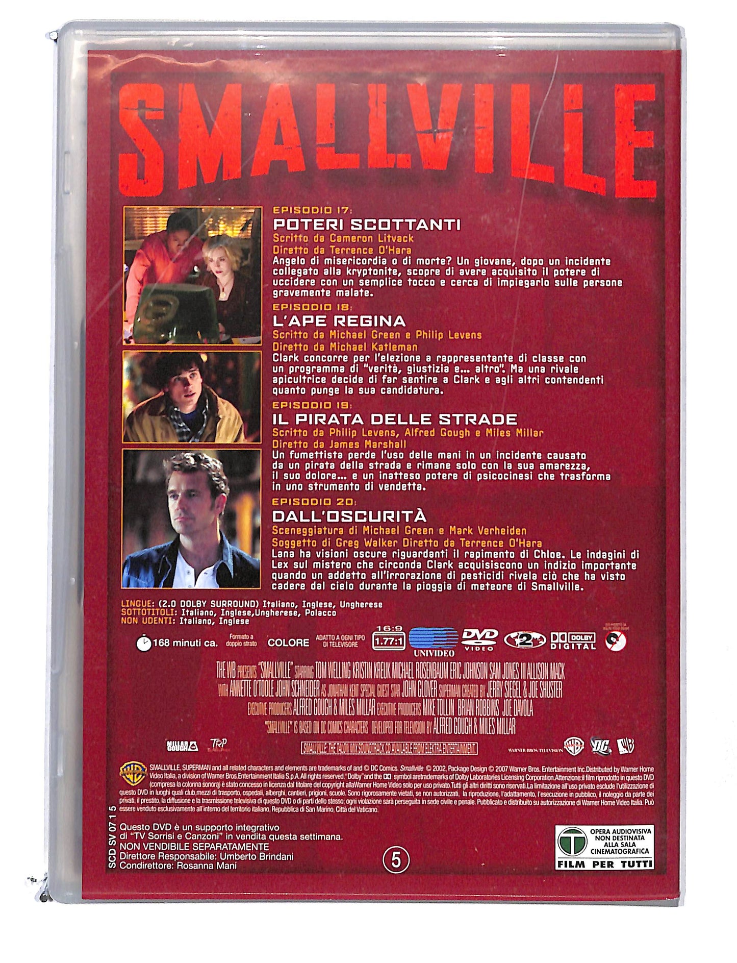 EBOND Smallville Stagione 1 disco cinque EDITORIALE DVD DB769111