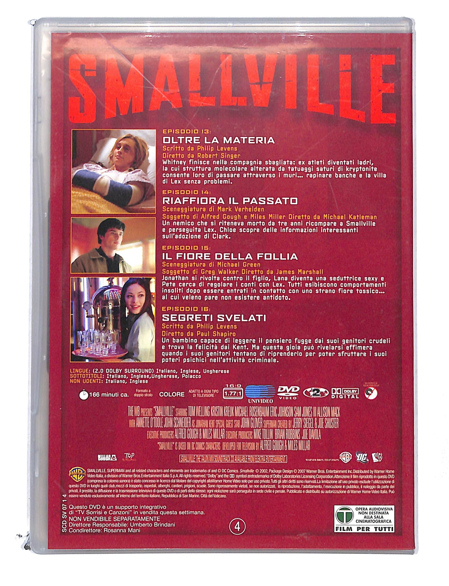 EBOND Smallville stagione Uno disco quattro EDITORIALE DVD DB769112